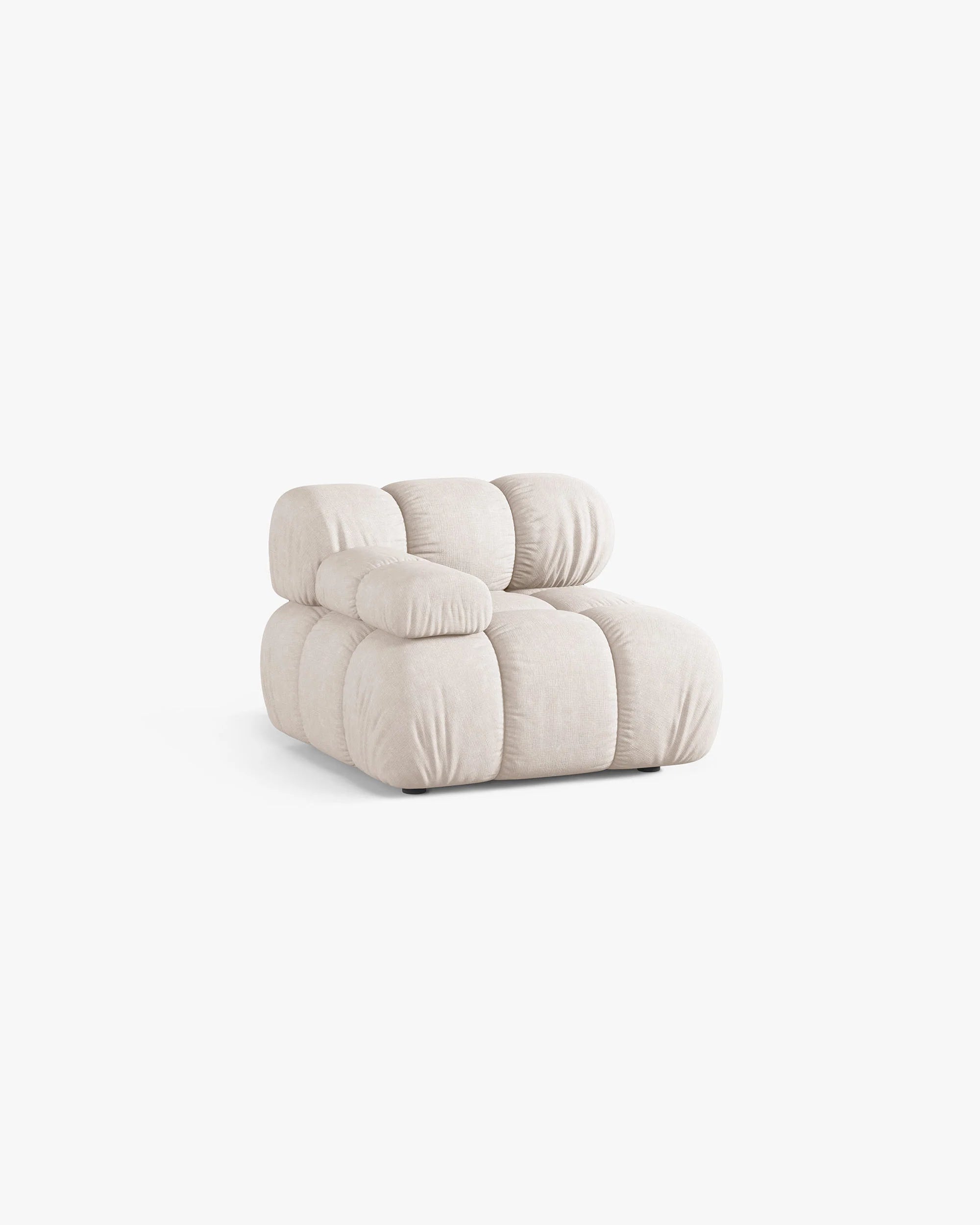 Sofa modułowa BELLIS - moduł lewostronny beżowy