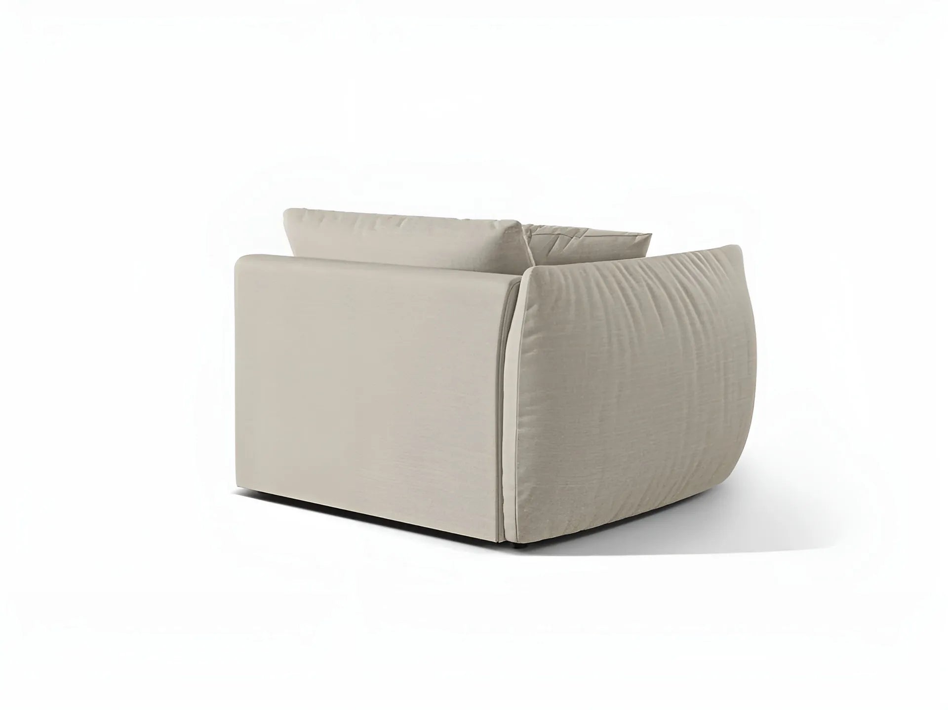 Sofa modułowa CHRIS - element szeroki lewostronny kremowy szenil