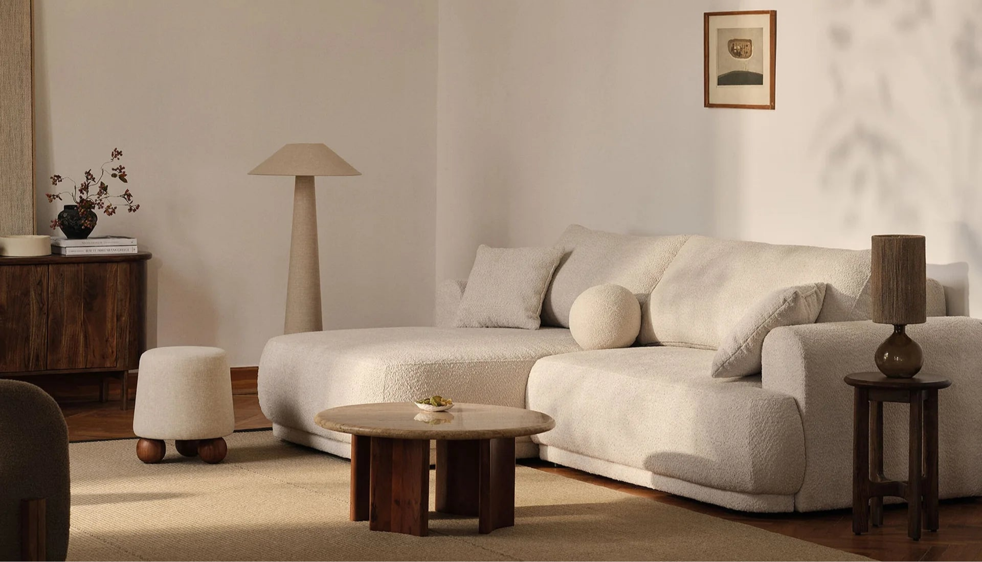 Sofa mit Schlaffunktion Ella Jasnoszary