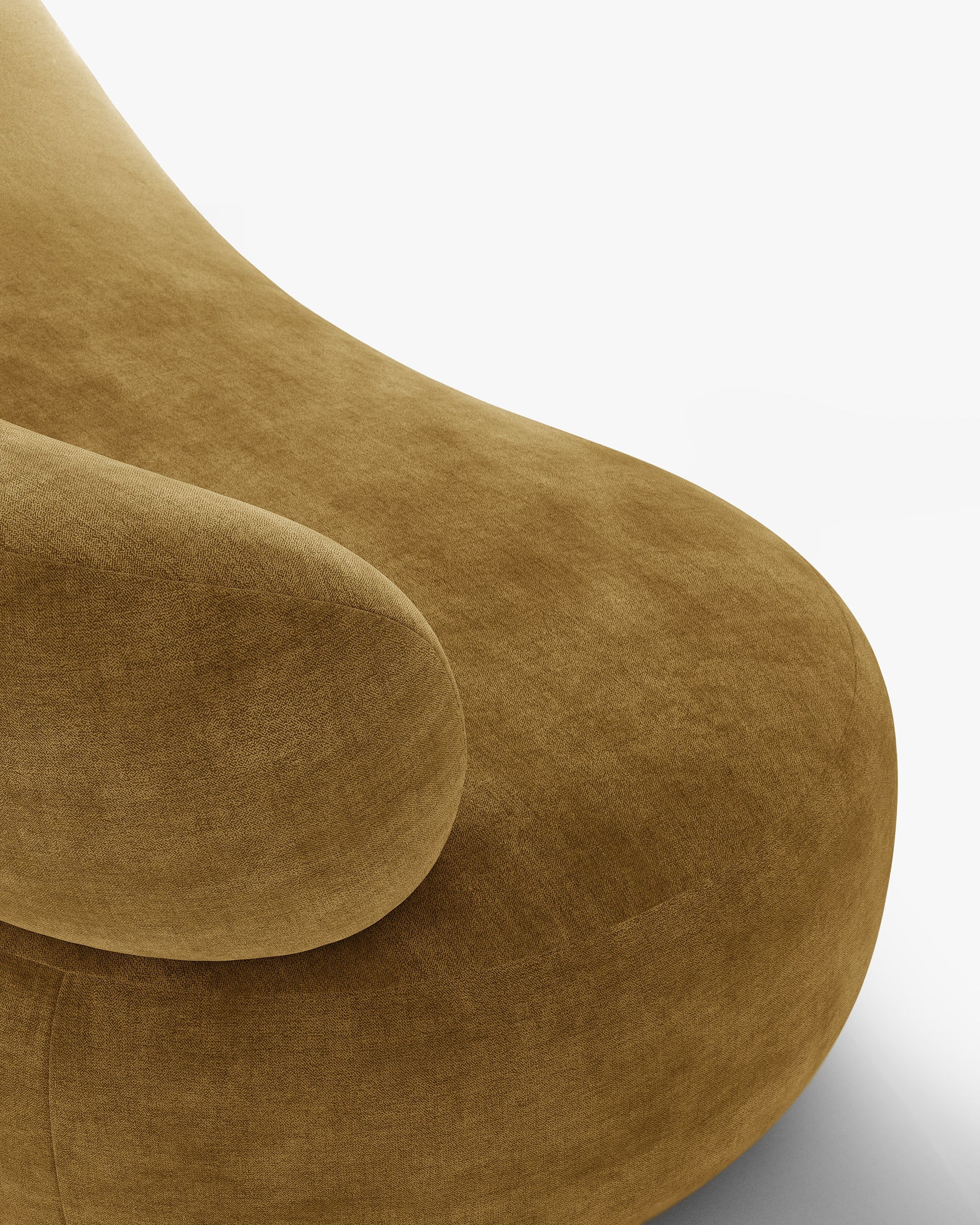 Sofa 3-osobowa AURA musztardowy szenil