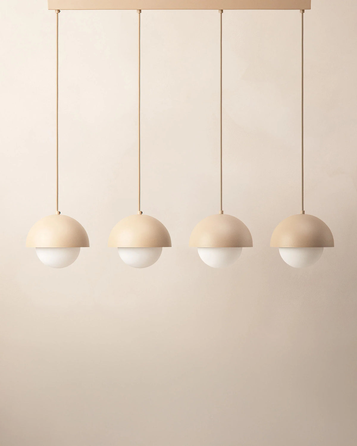 Lampa wisząca 4-punktowa KORA piaskowy