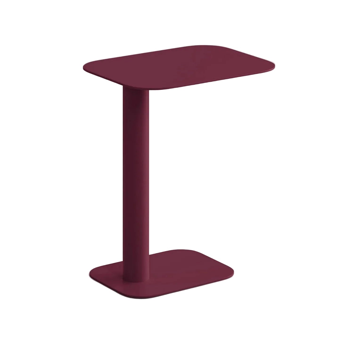 Stolik boczny JACKSON burgundowy
