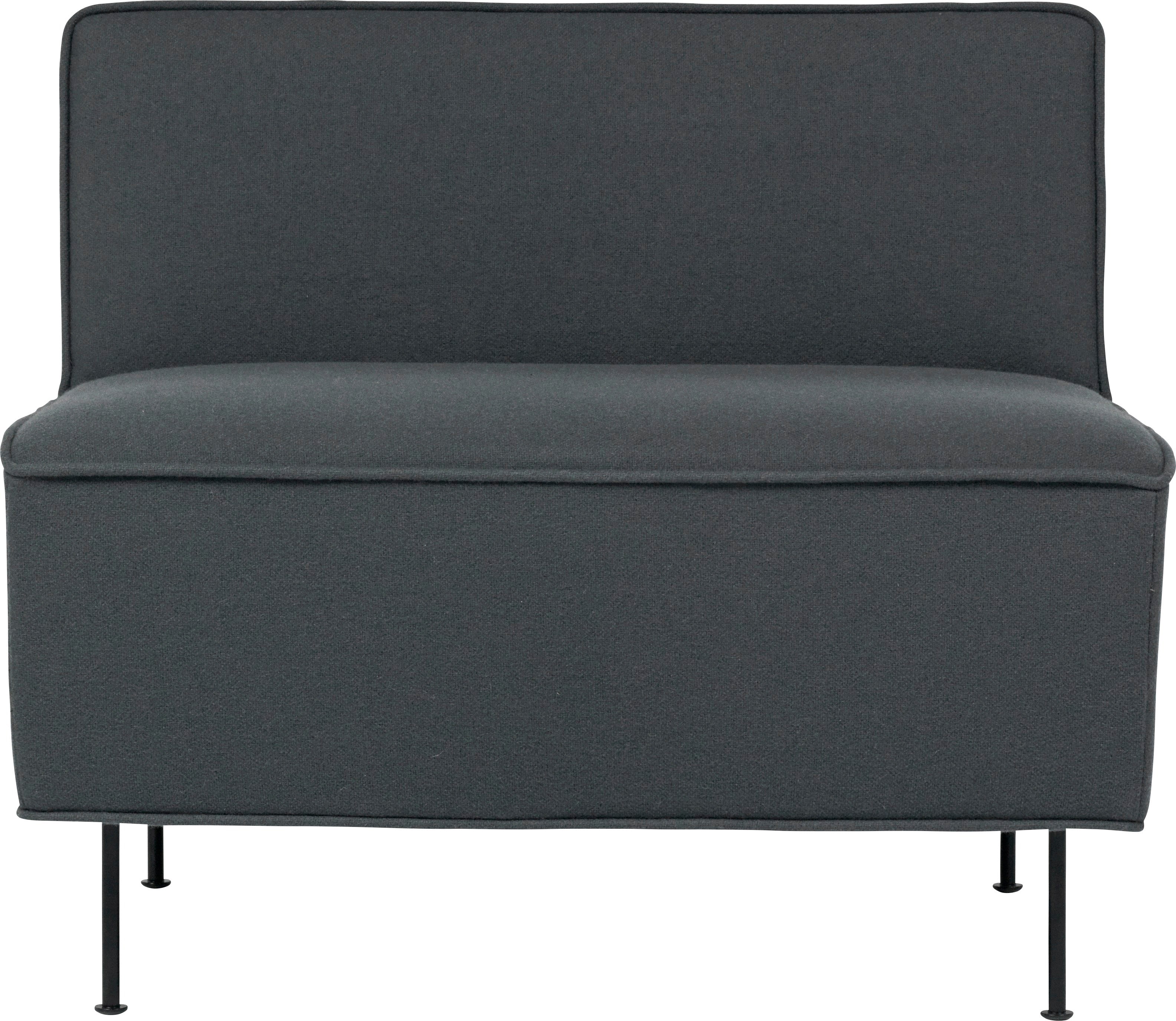 Fotel MODERN LINE tapicerowany z czarną podstawą