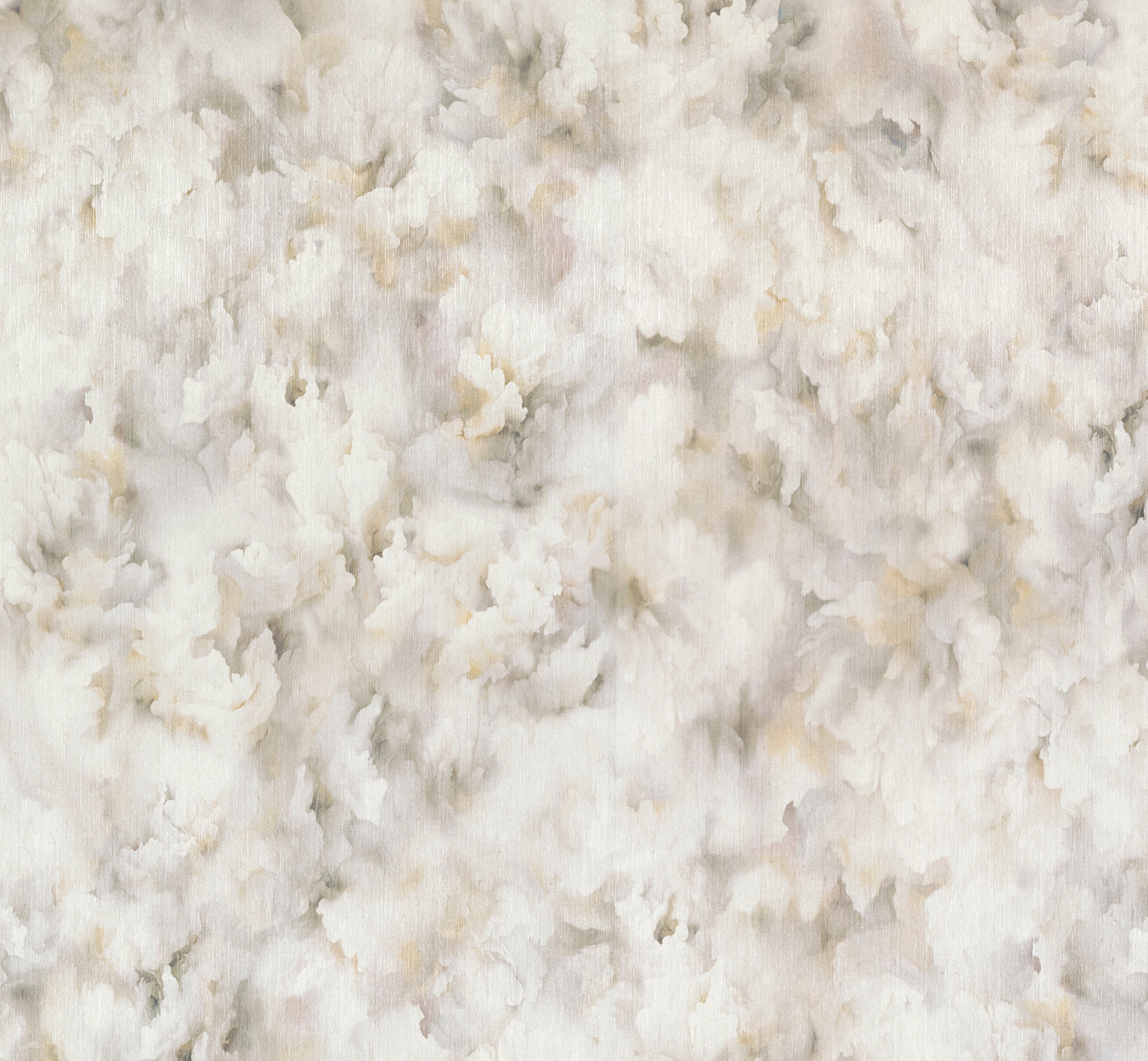 Tapeta tekstylna jedwabna z motywem płatków kwiatów SILK BOMBIS beżowy z białym