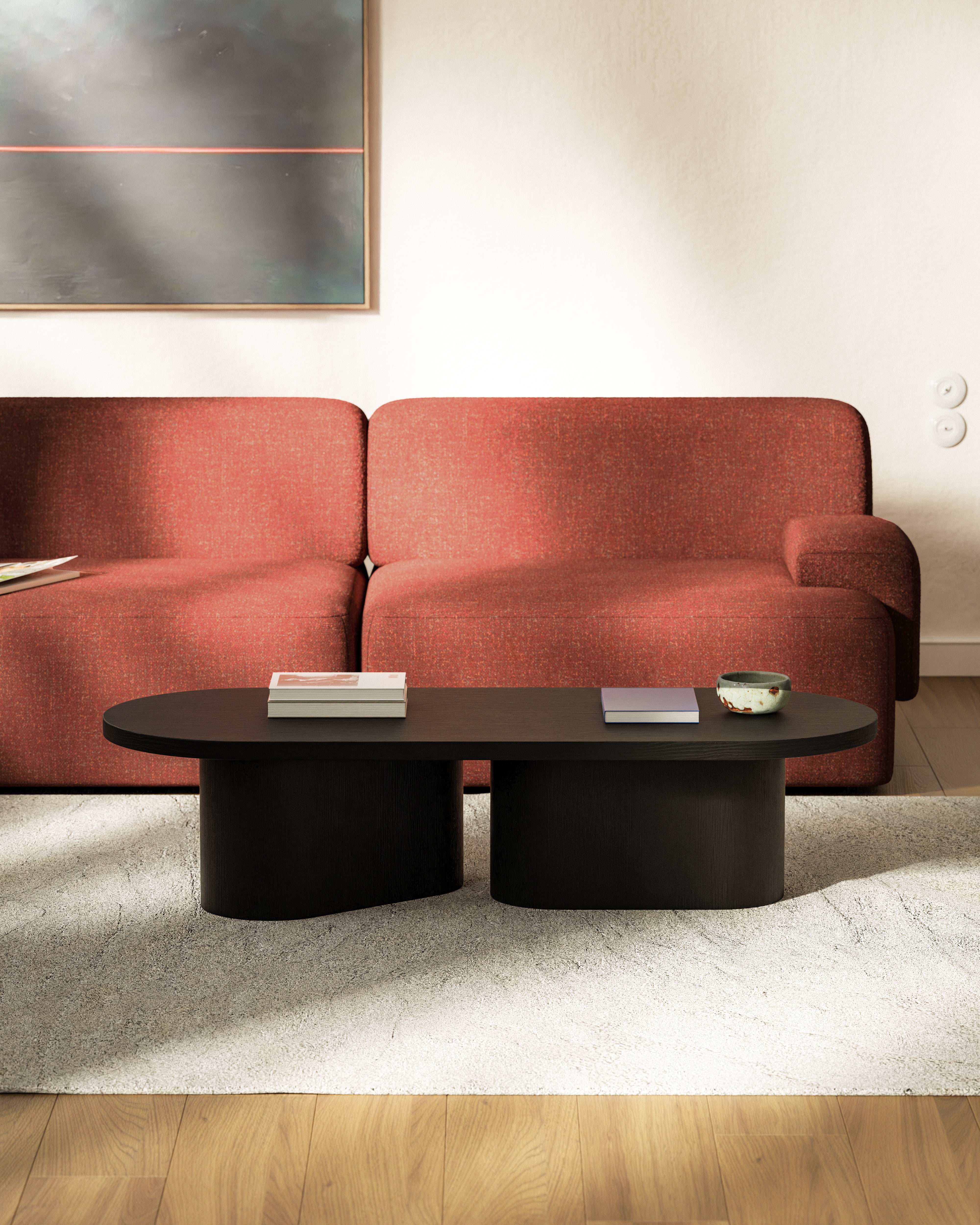 Couchtisch NAL krächzende Schwarz