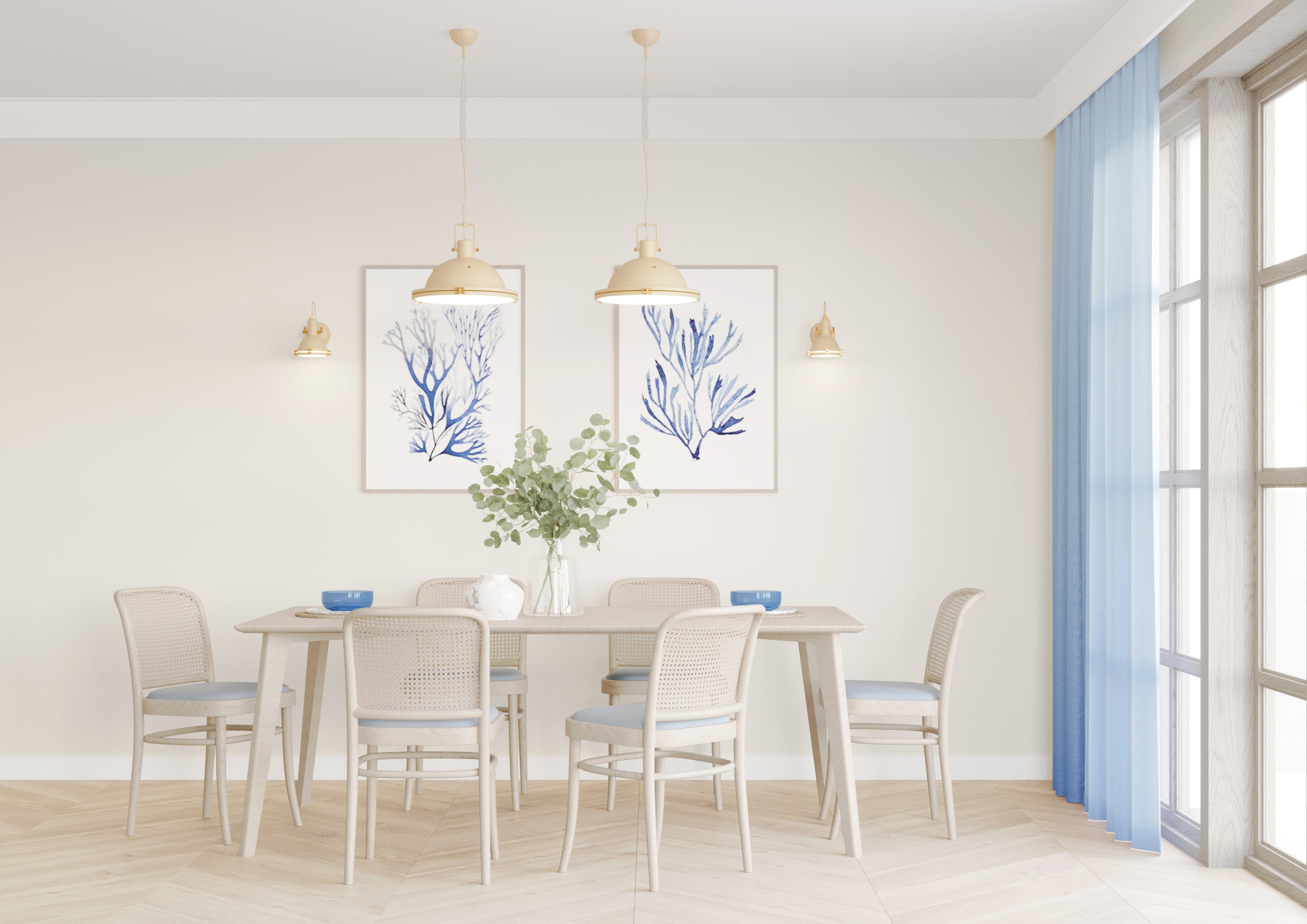 adjustable wall lamp NAUTILIUS cream