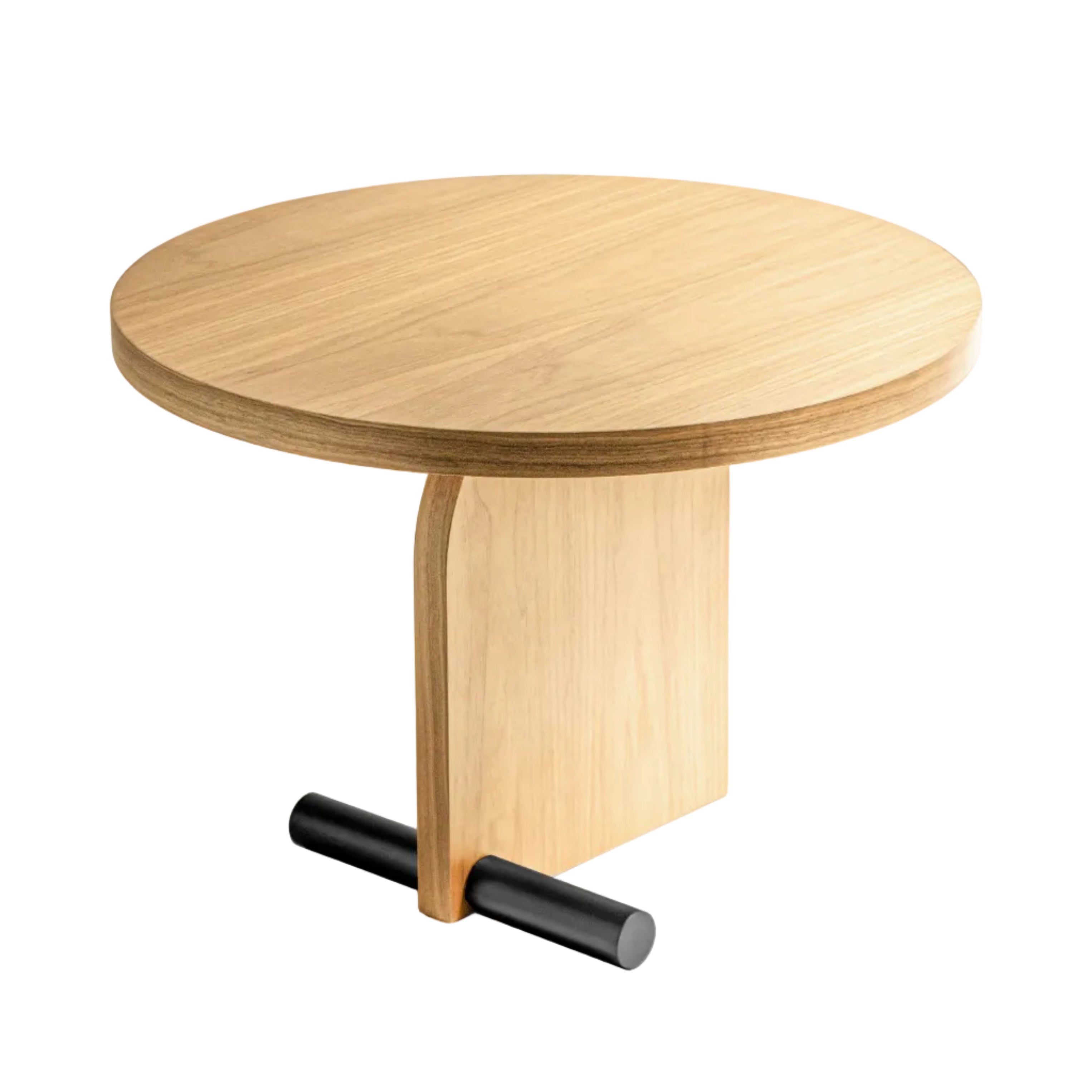 Kaffeetisch NOVA Eichenfurnier mit schwarzer Oberfläche