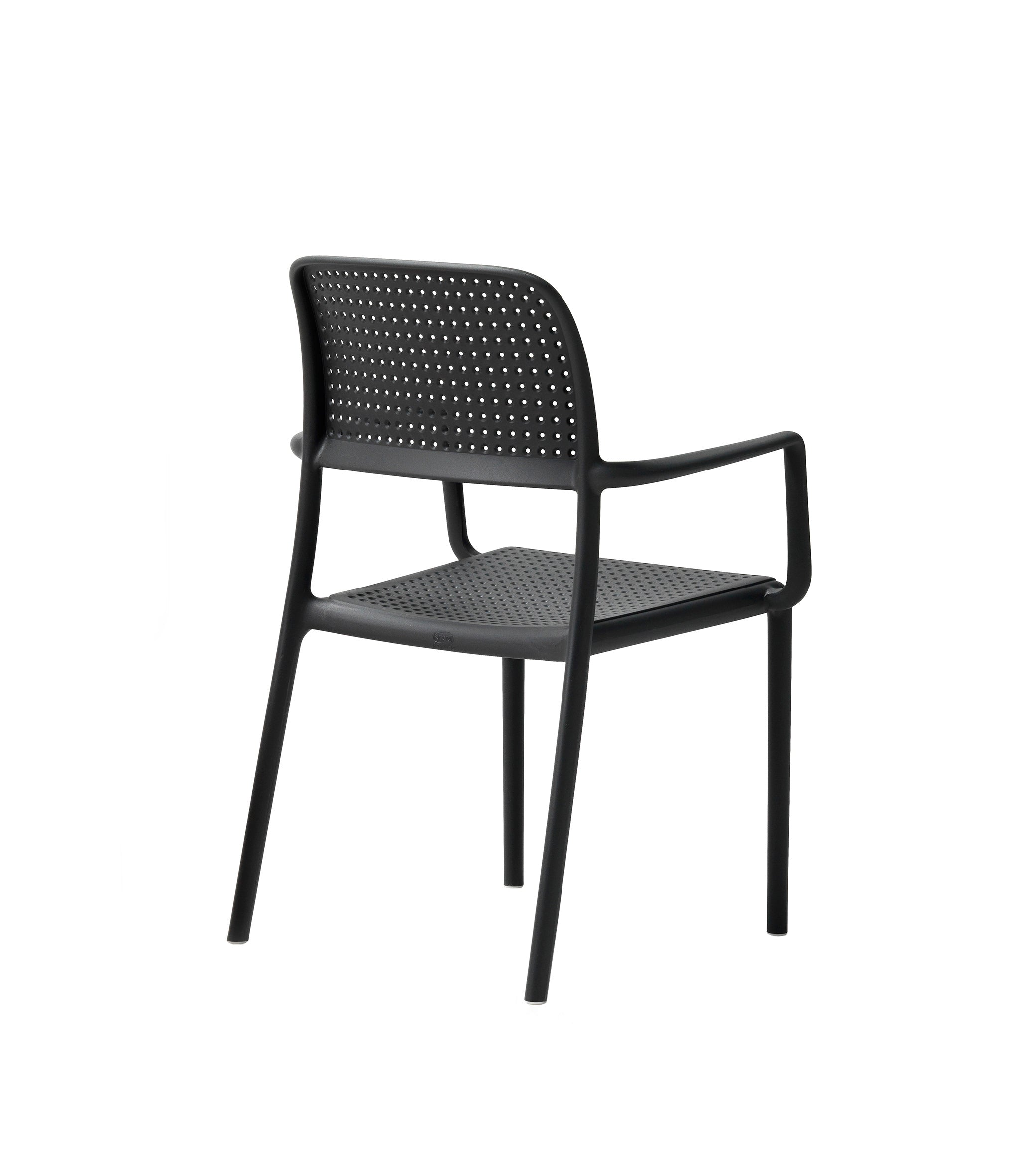 Outdoor chair with armrests BORA agave green