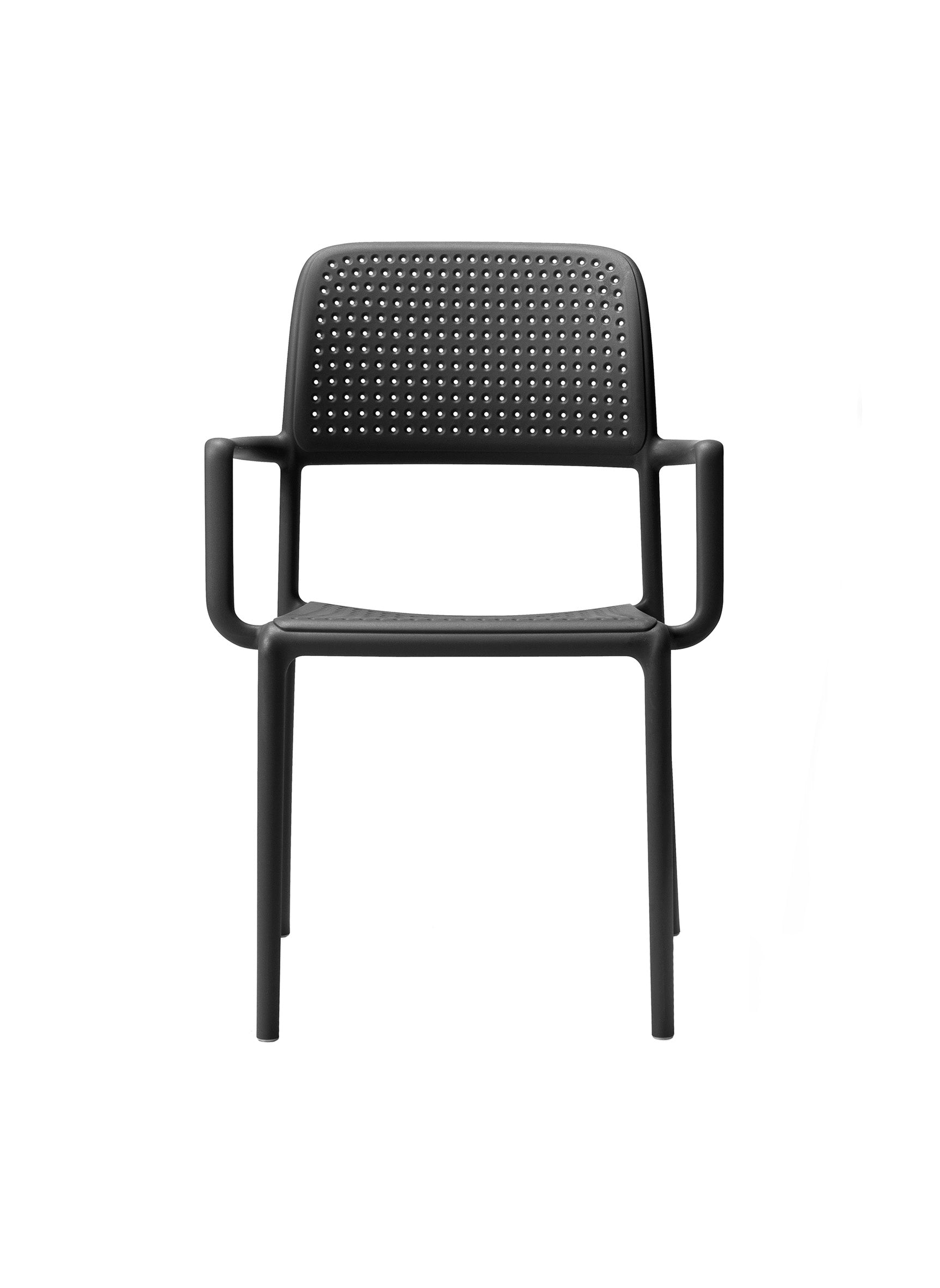 Outdoor chair with armrests BORA agave green