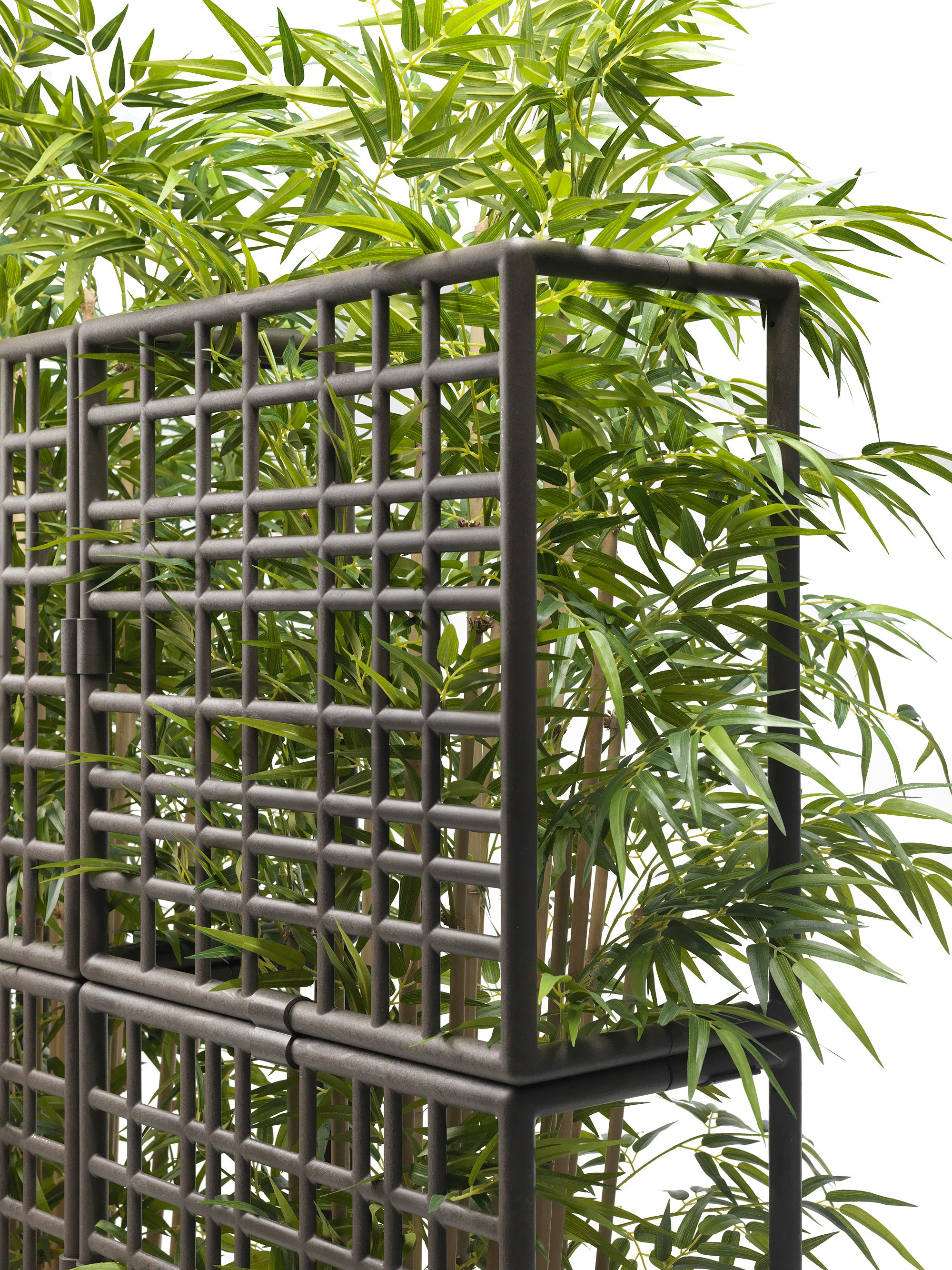 System modułowy zewnętrzny z donicą SIPARIO ziemisty brązowy