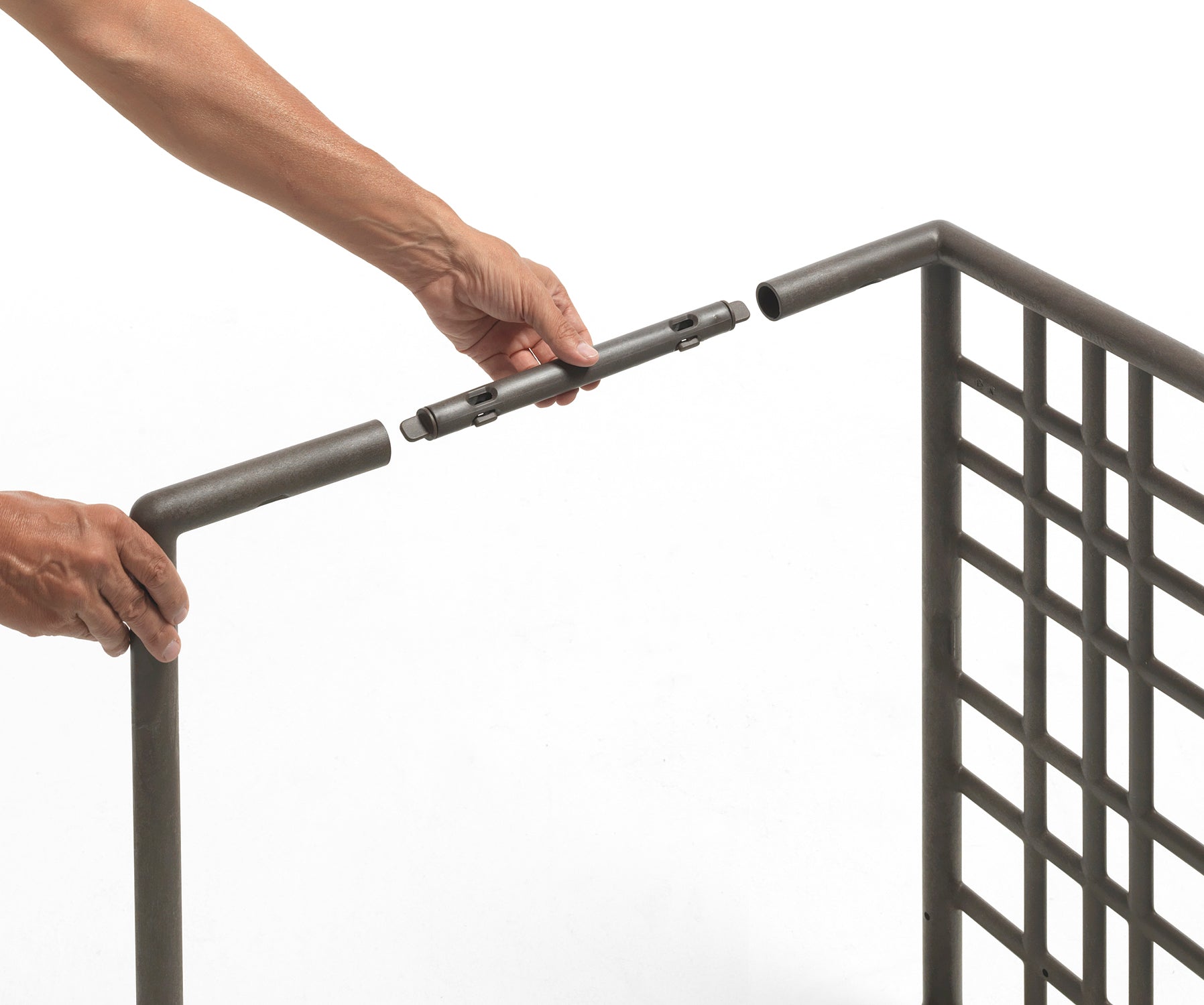 System modułowy zewnętrzny z donicą SIPARIO ziemisty brązowy