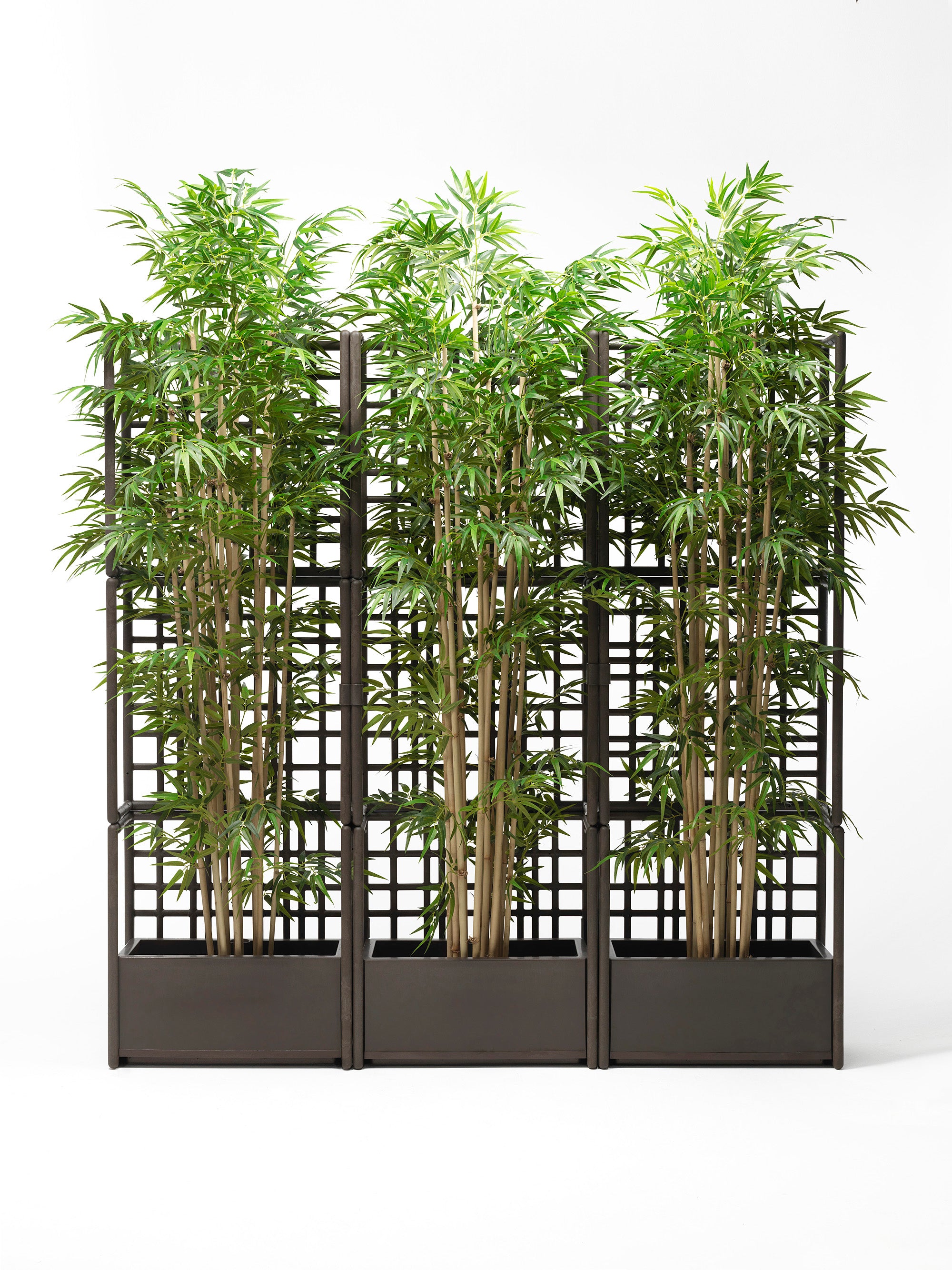 System modułowy zewnętrzny z donicą SIPARIO ziemisty brązowy