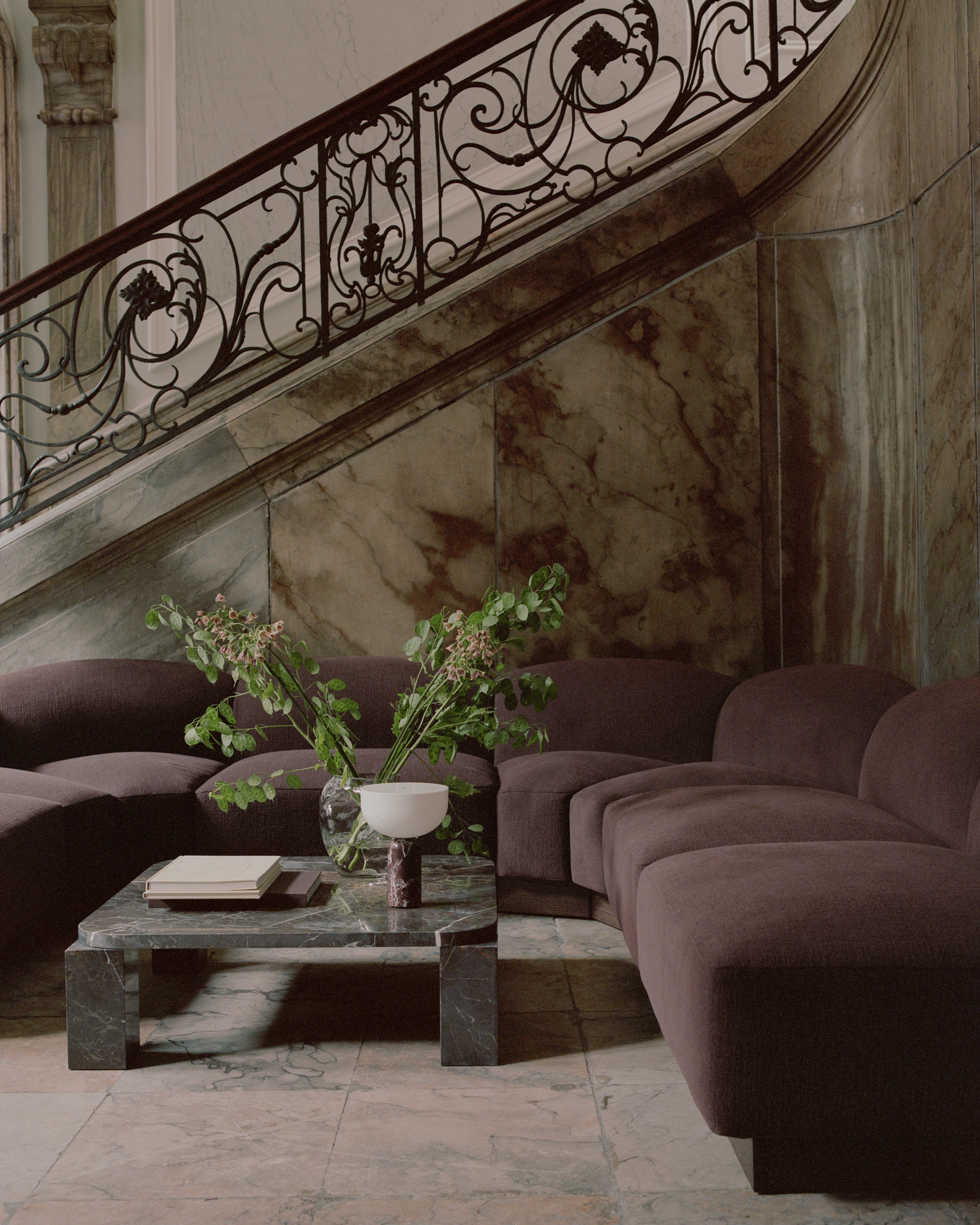 Customizable Left-Side Semi-Round Modular Corner Sofa SHORE