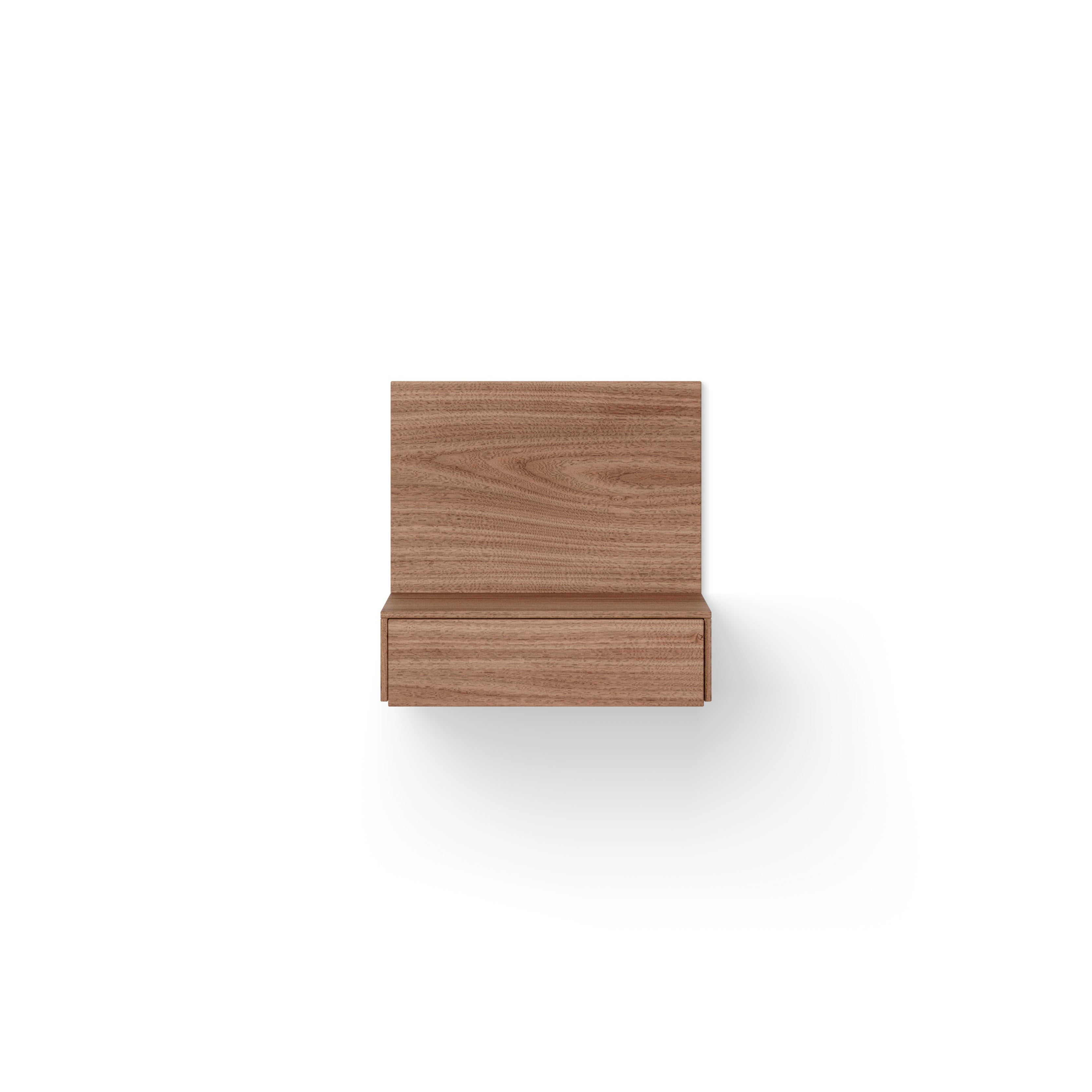 Tana -Nuss -Furnier -Hängeschrank