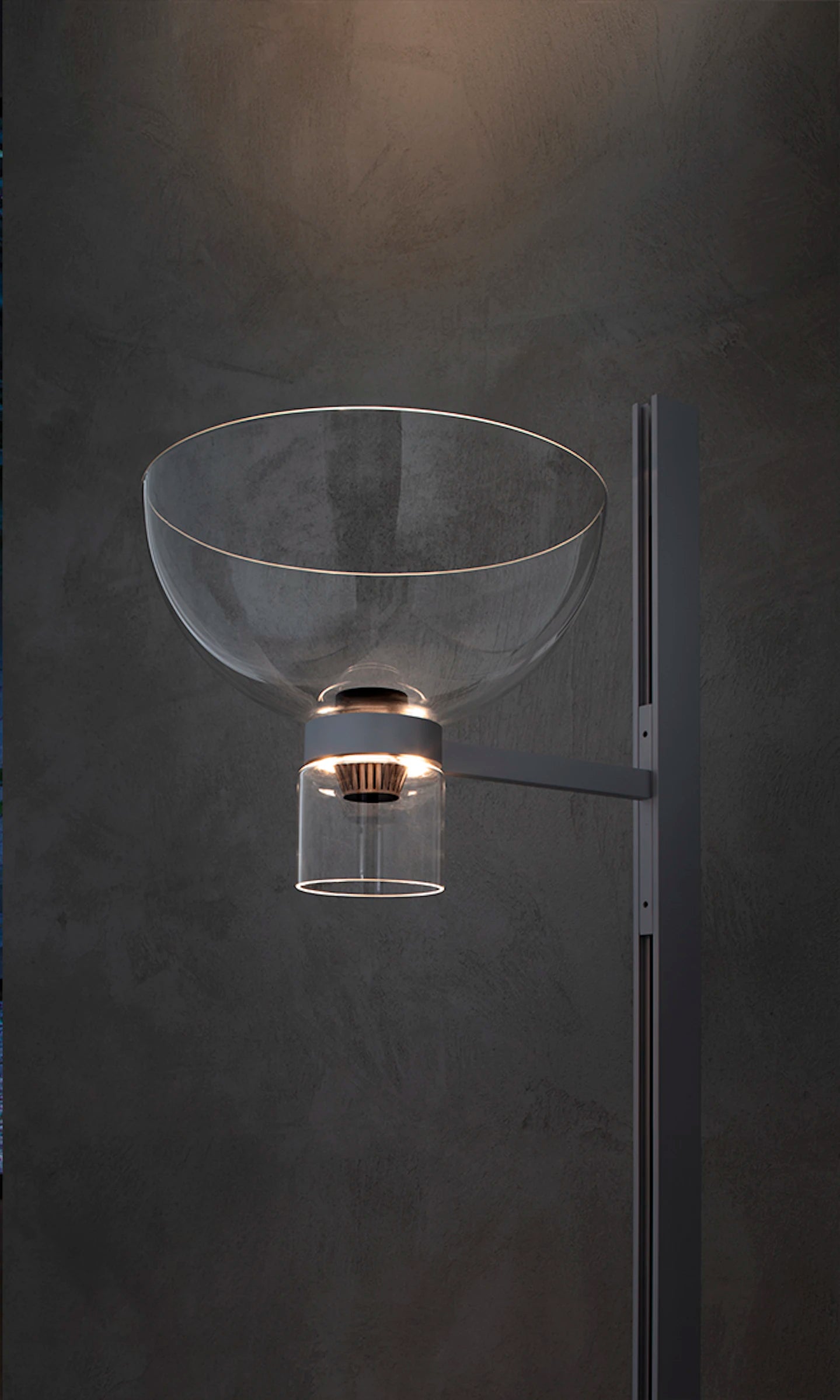 Lampa podłogowa NOCTURNE F1 BOWL czarny