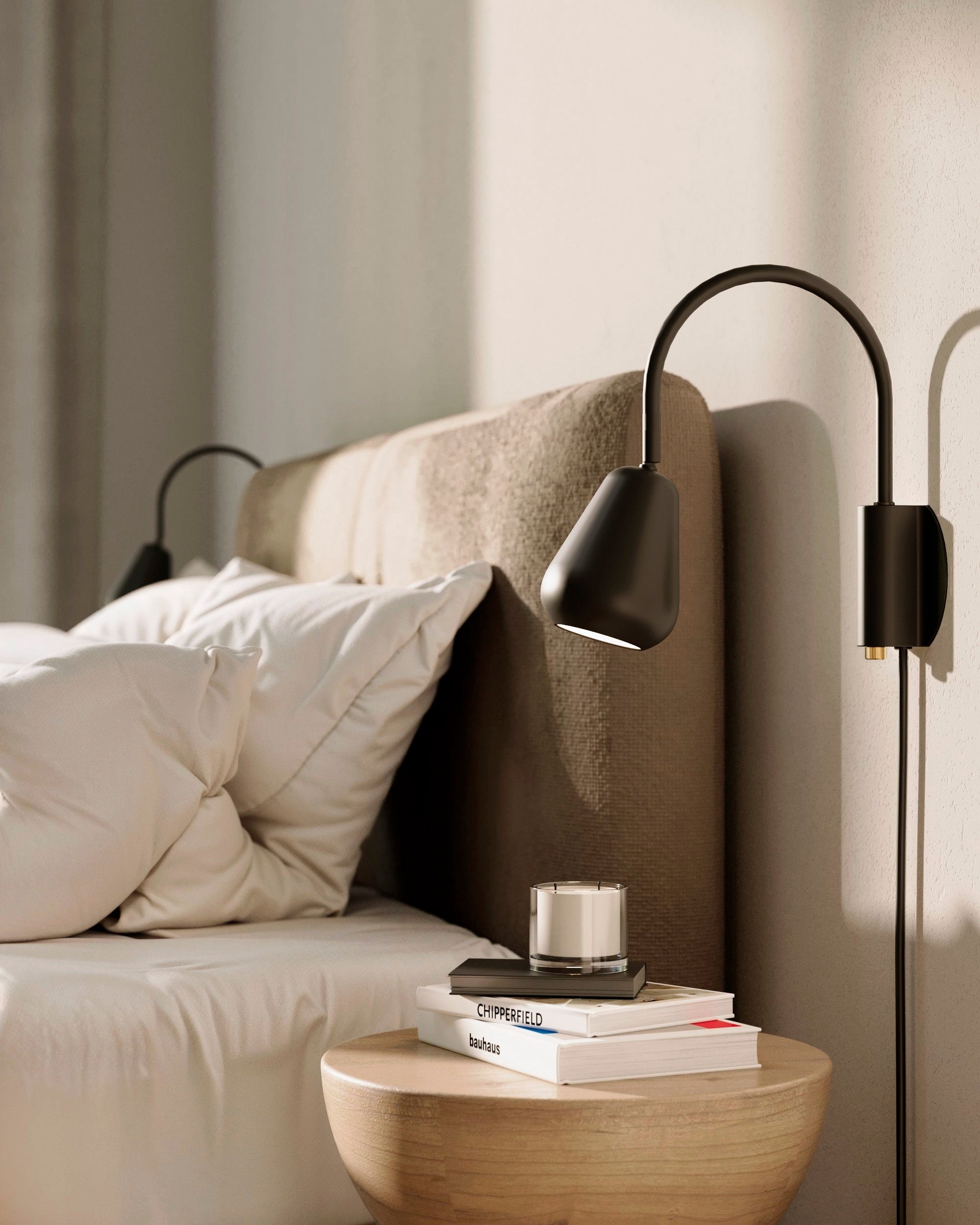 Lampa ścienna regulowana ANOLI czarny