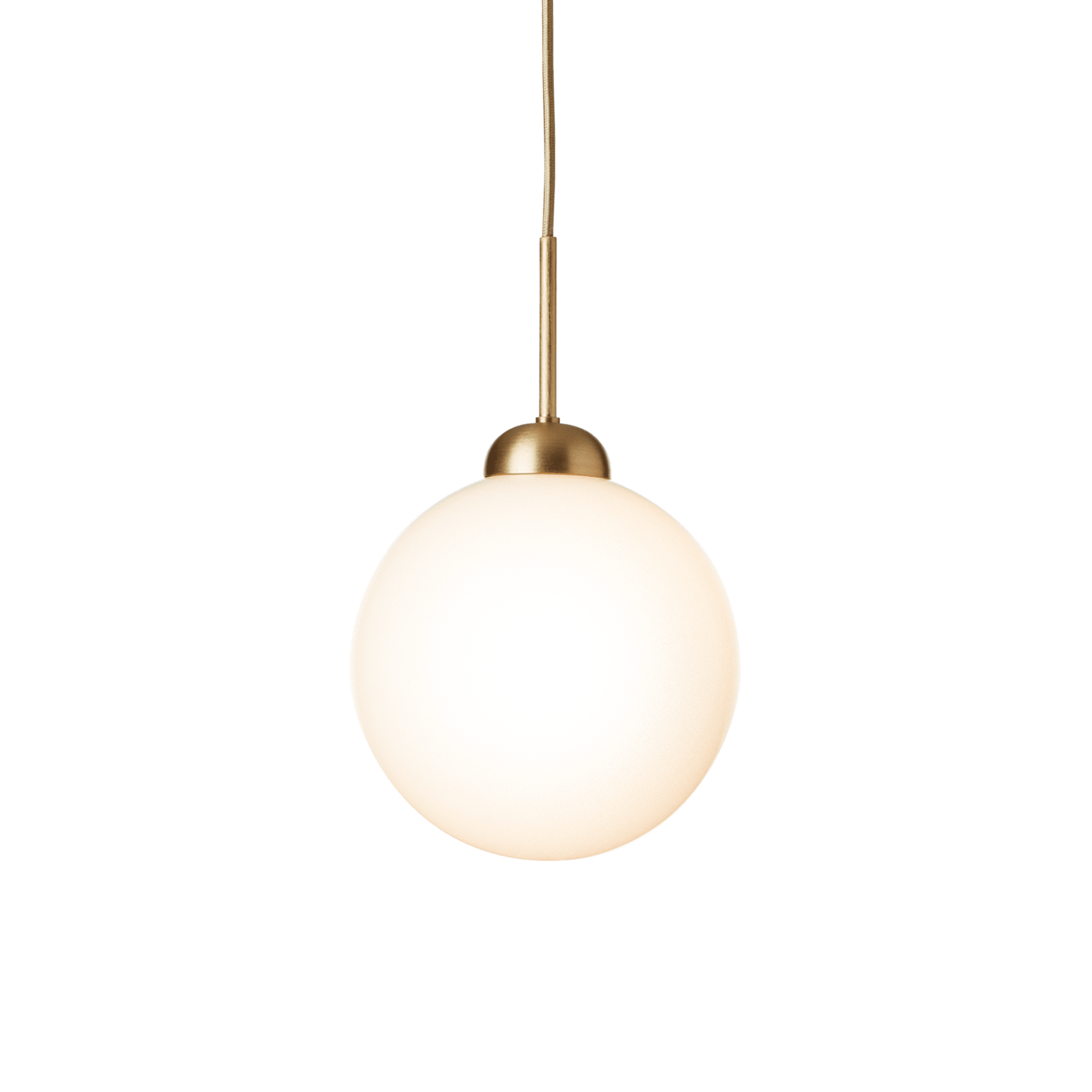 APIALES Pendant Lamp in Brass with Opal Glass [Antonina] [Amelia spr]