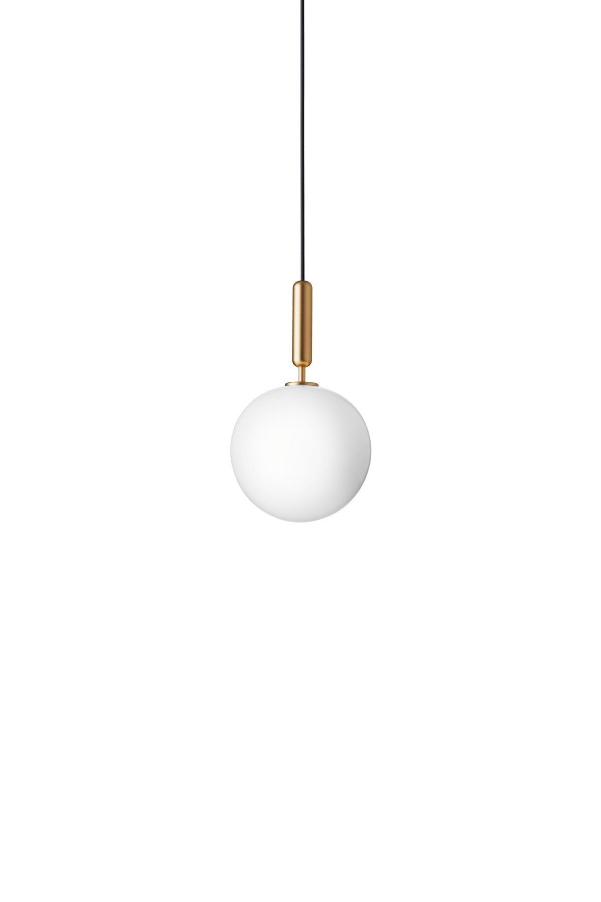 Lampa wisząca MIIRA mosiężny z opalowym szkłem – Nuura