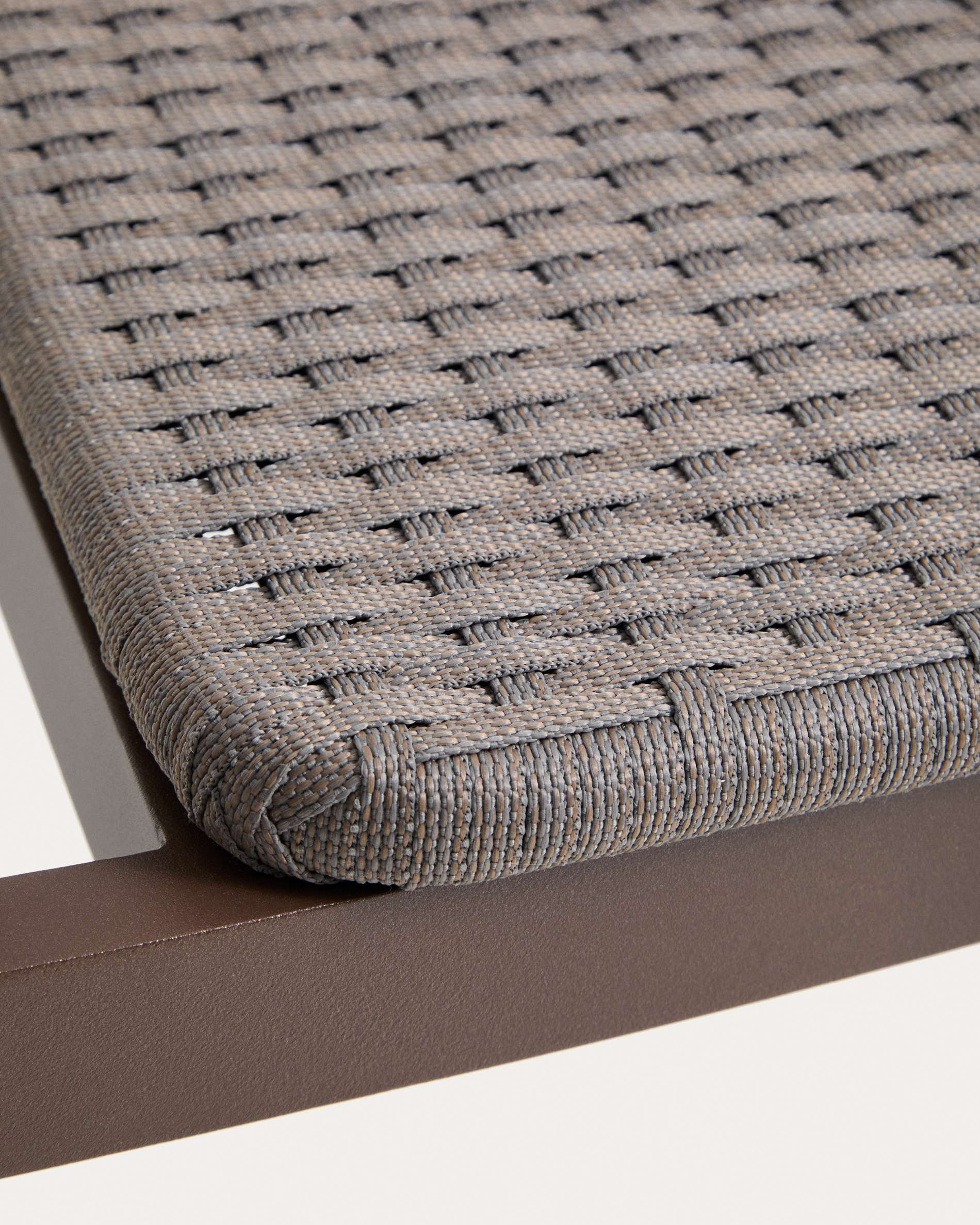 Krzesło ogrodowe ERICE brązowy