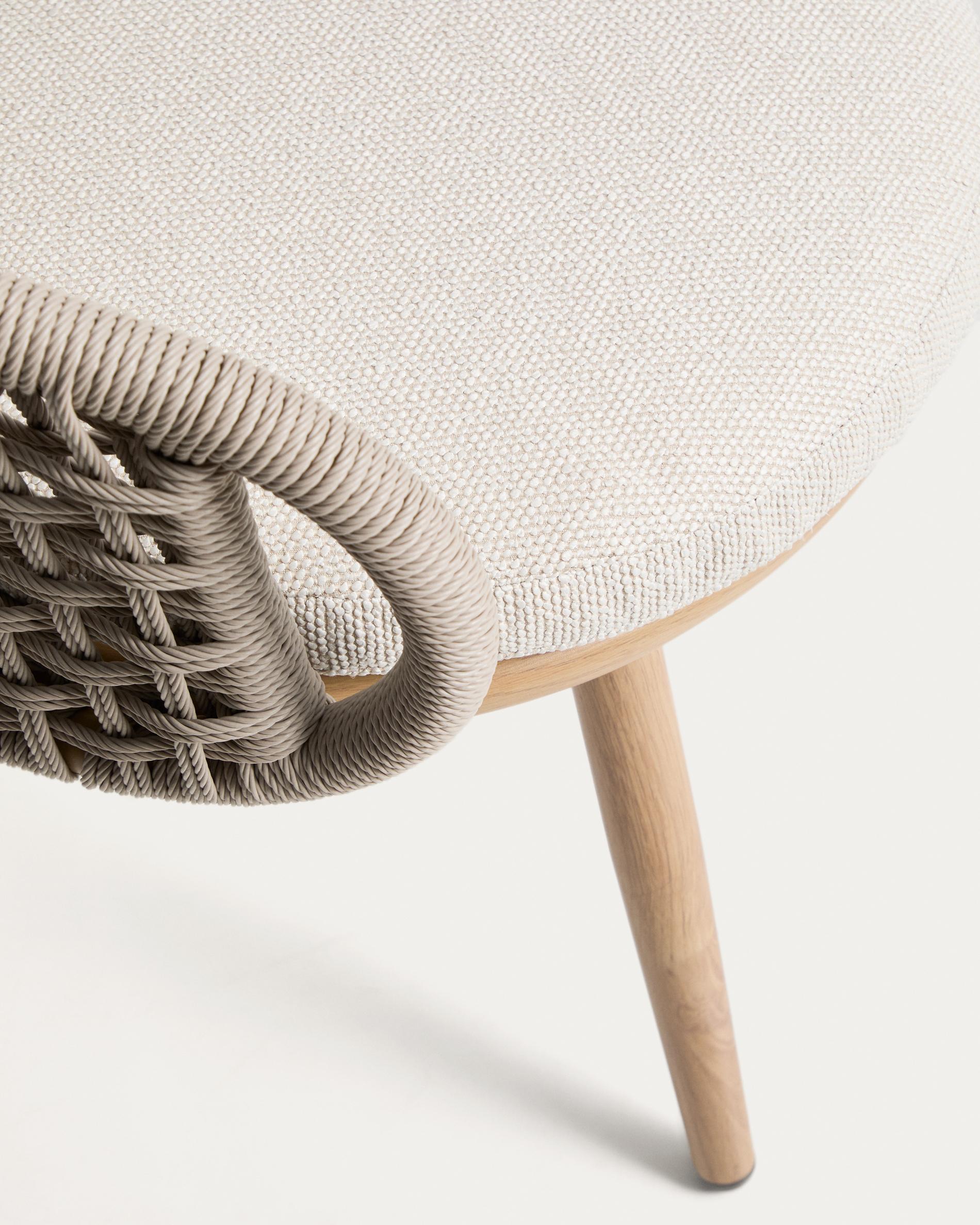 Krzesło ogrodowe LIDARIO taupe