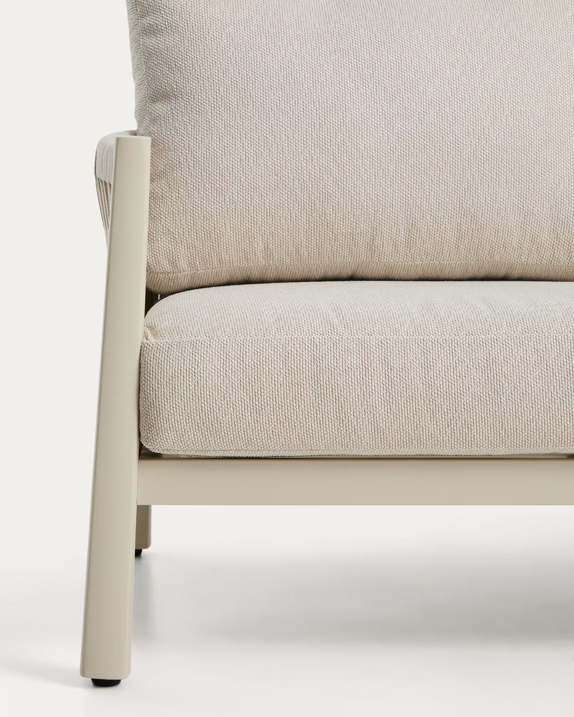 Gartenmöbelset ALERIA beige mit heller Basis