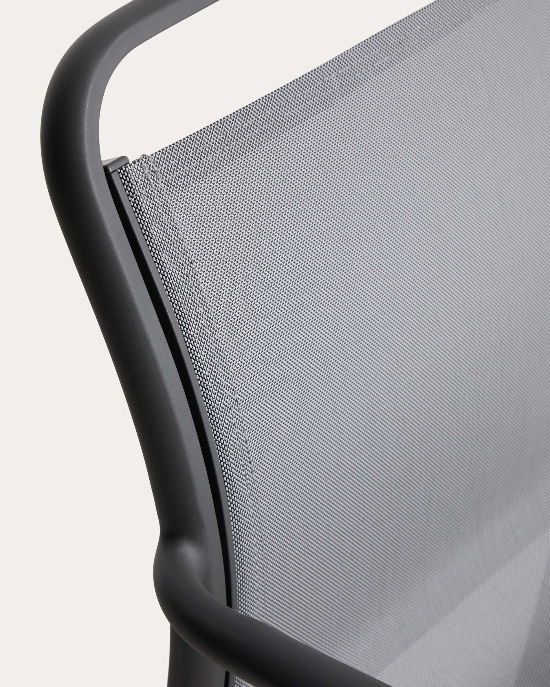 Krzesło ogrodowe LURI grafitowy