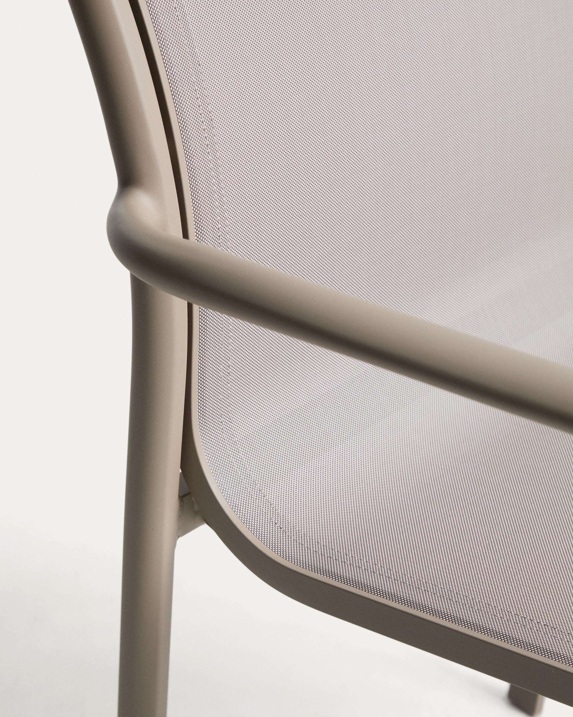 LURI taupe garden chair