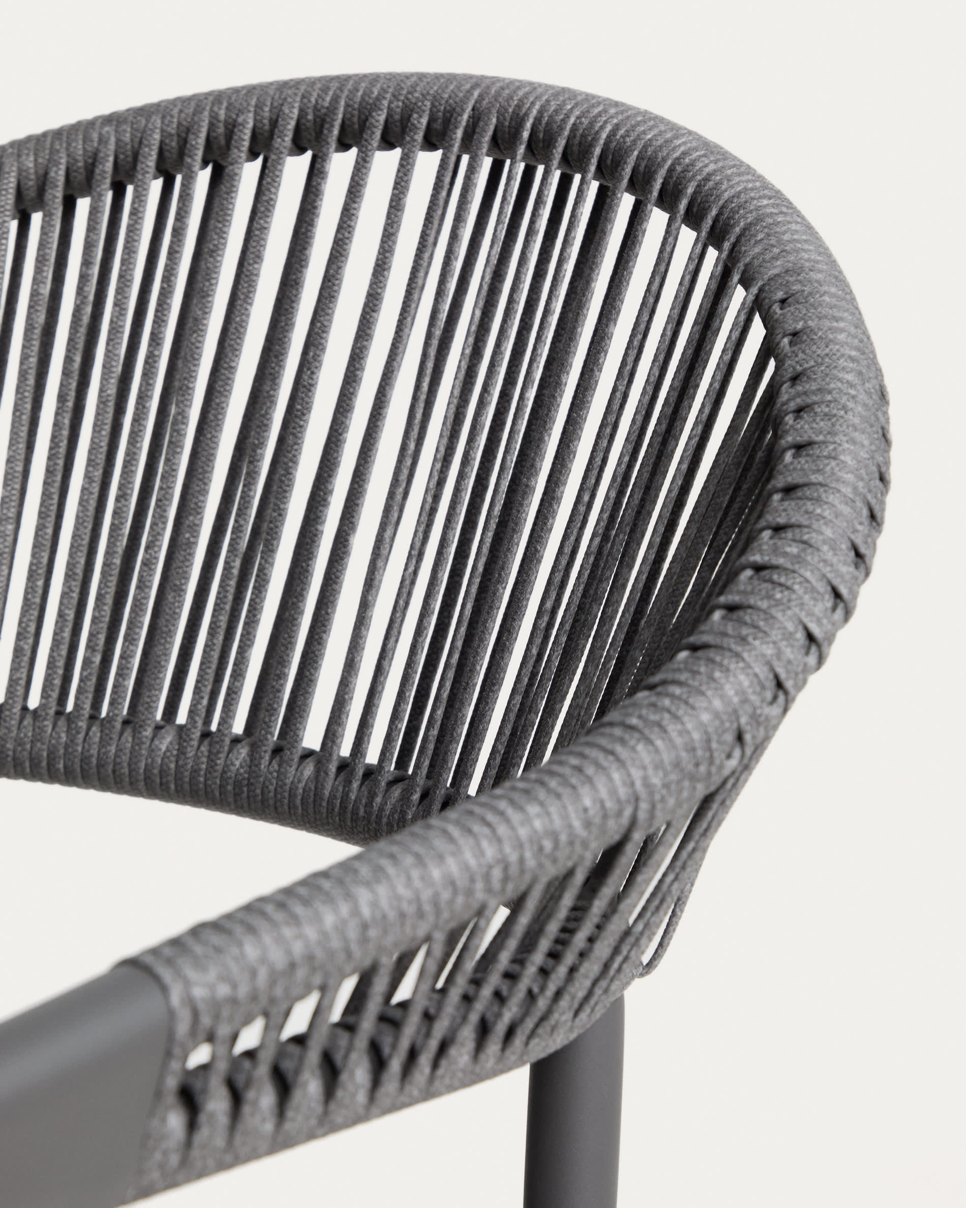 Krzesło ogrodowe ALIMIA grafitowy