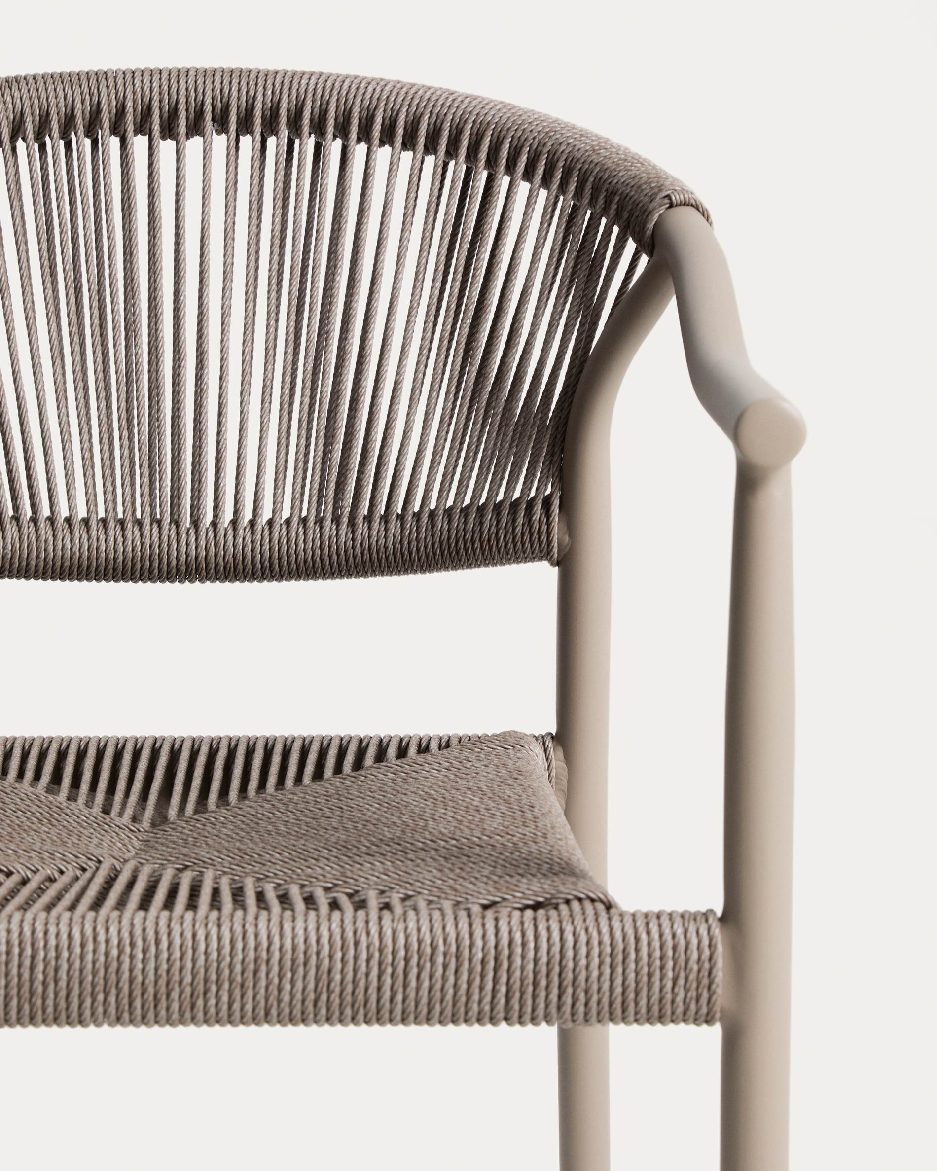 Krzesło ogrodowe LIVADIA taupe