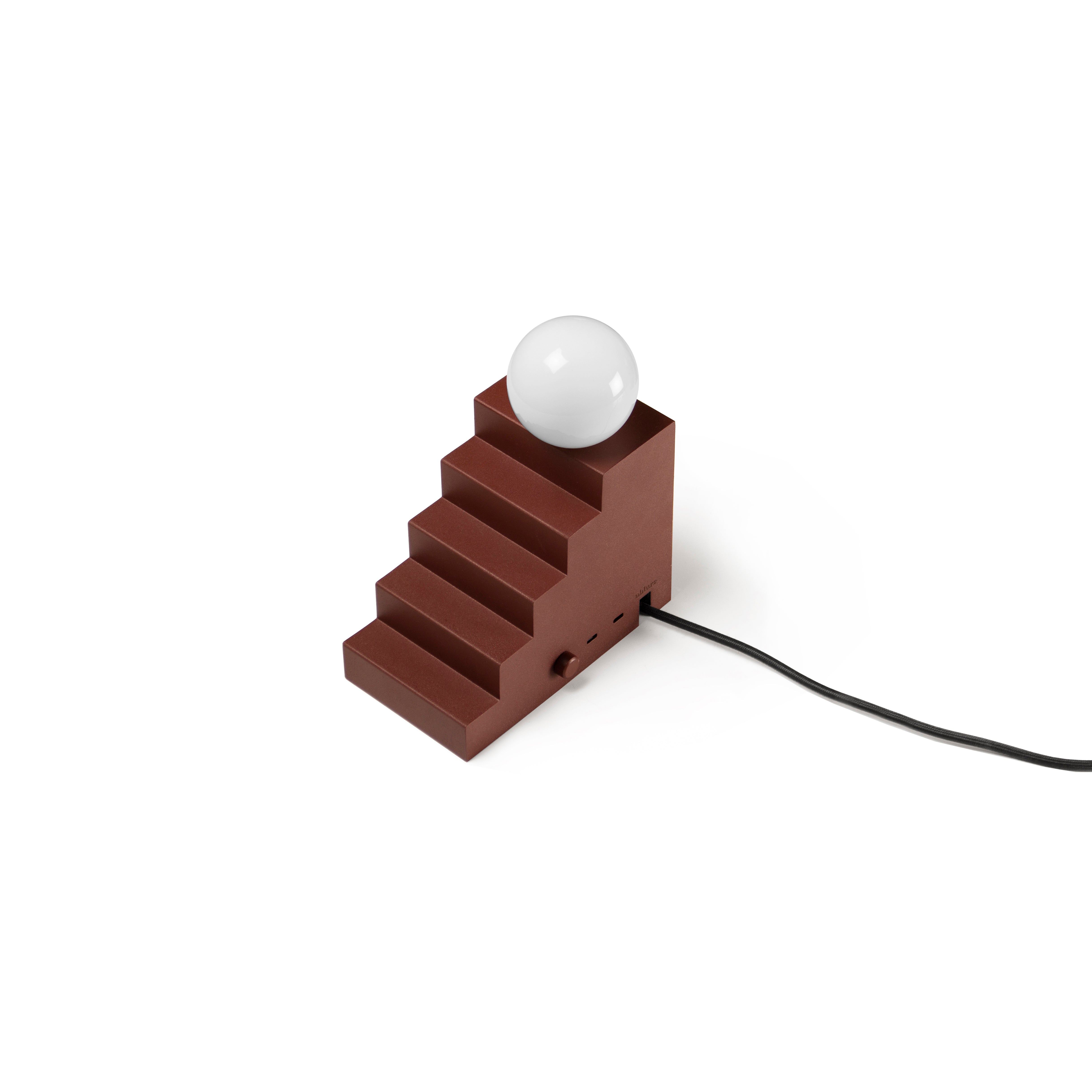 STAIR table lamp red