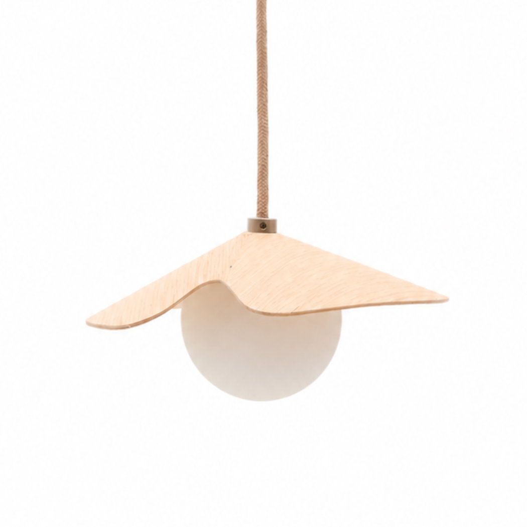 Lampa wisząca WILARA fornir dębowy