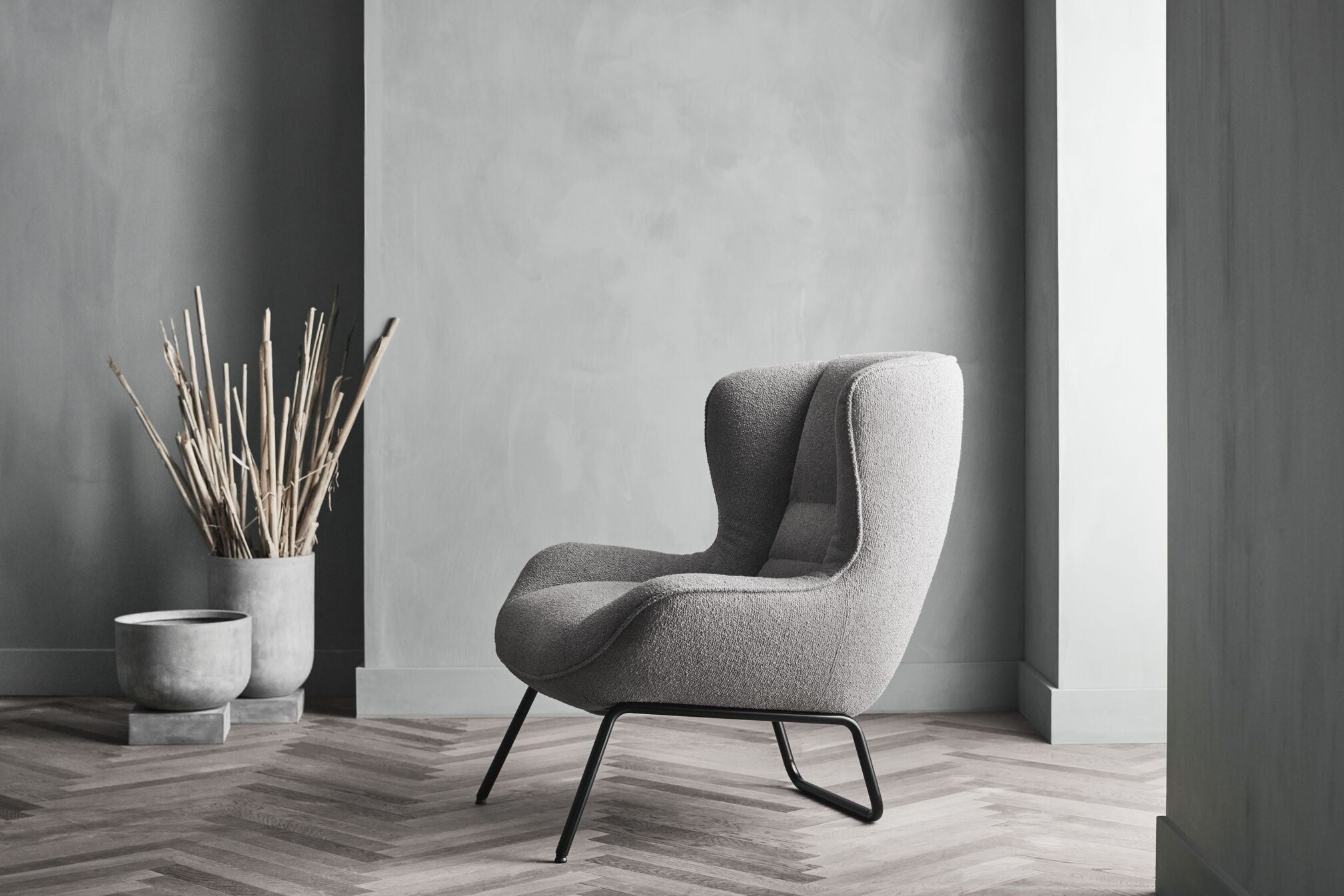 Donica PODIUM szary beton