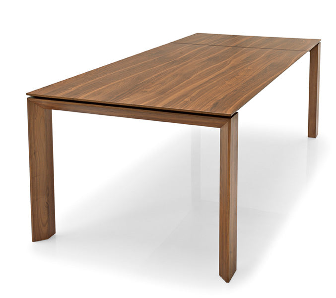 Extendable table OMNIA walnut wood