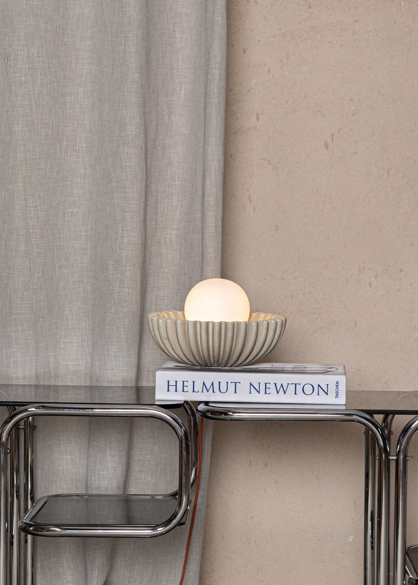 Lampa stołowa OSTRO piaskowy