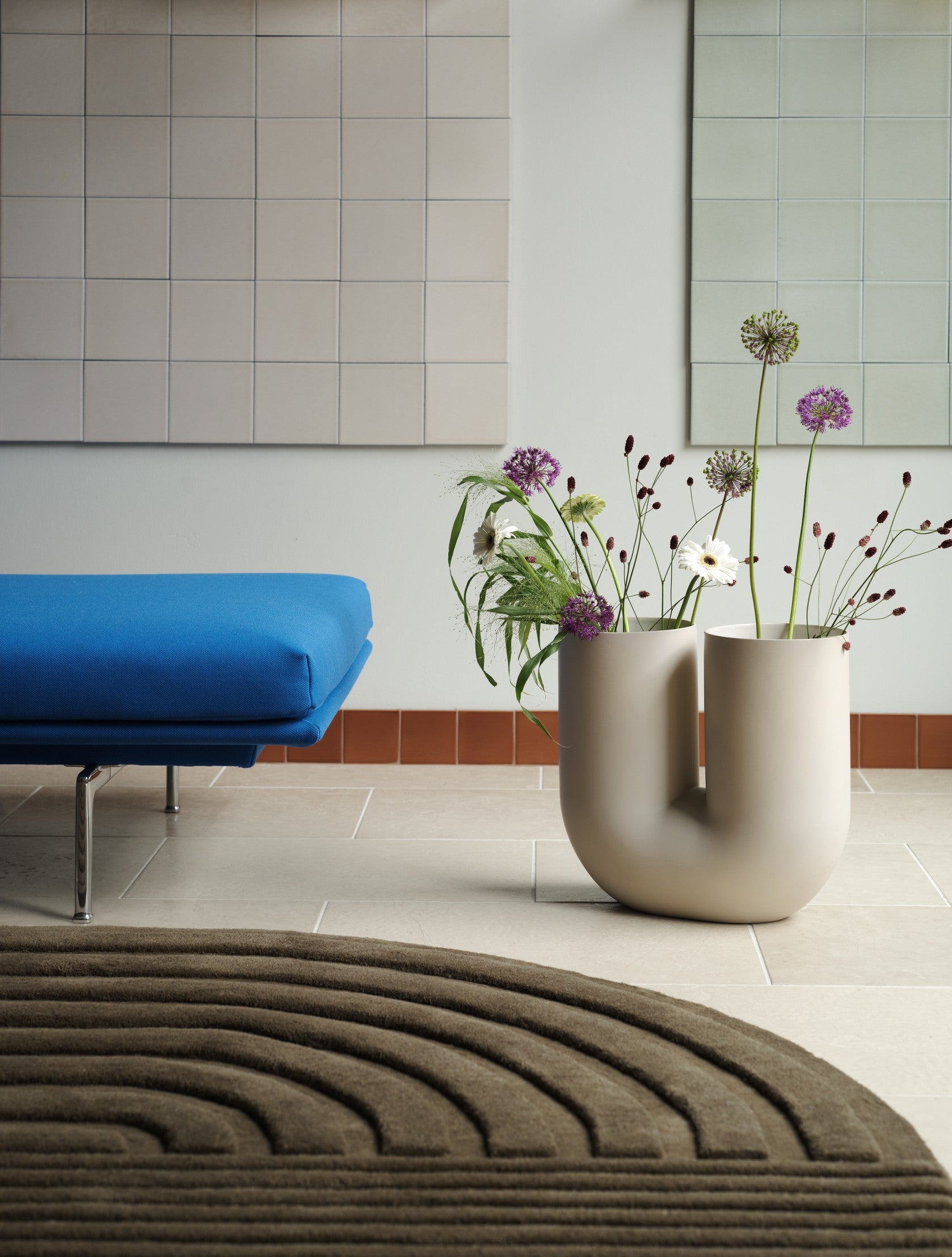 Vase KINK sandfarben