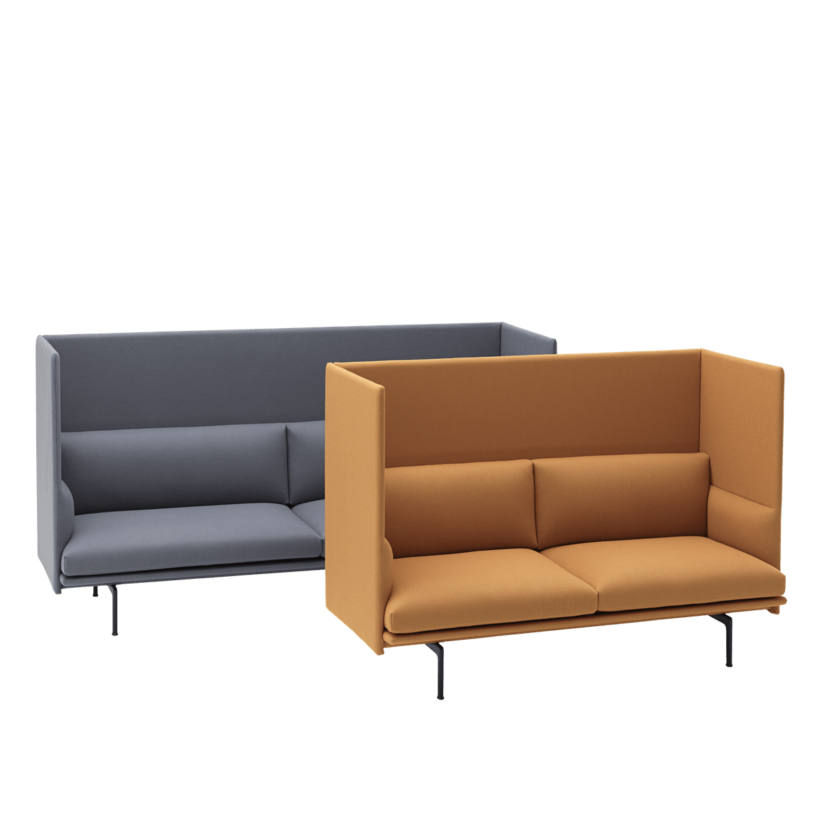 Sofa 3-osobowa OUTLINE HIGHBACK tapicerowana