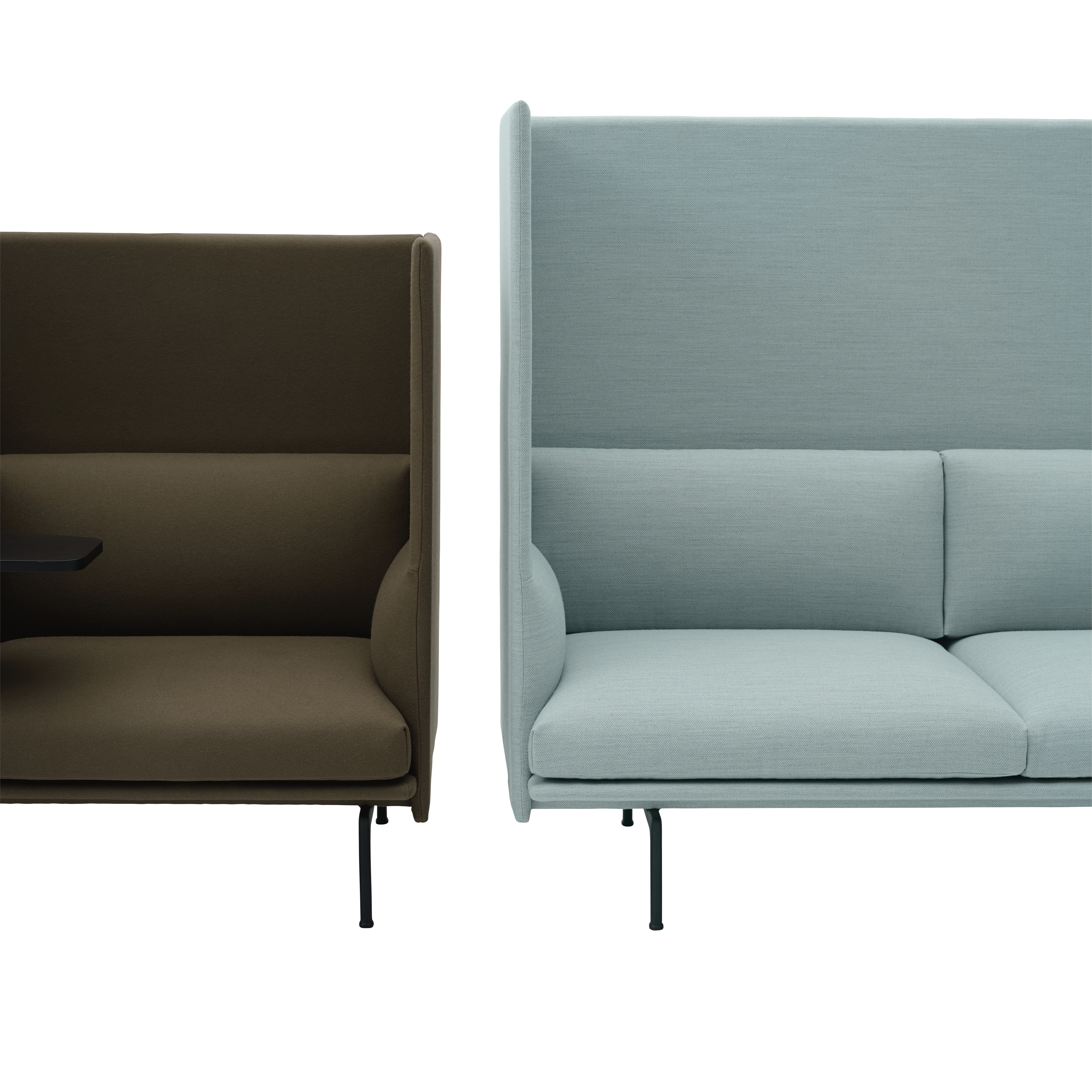 Sofa 2-osobowa OUTLINE HIGHBACK tapicerowana