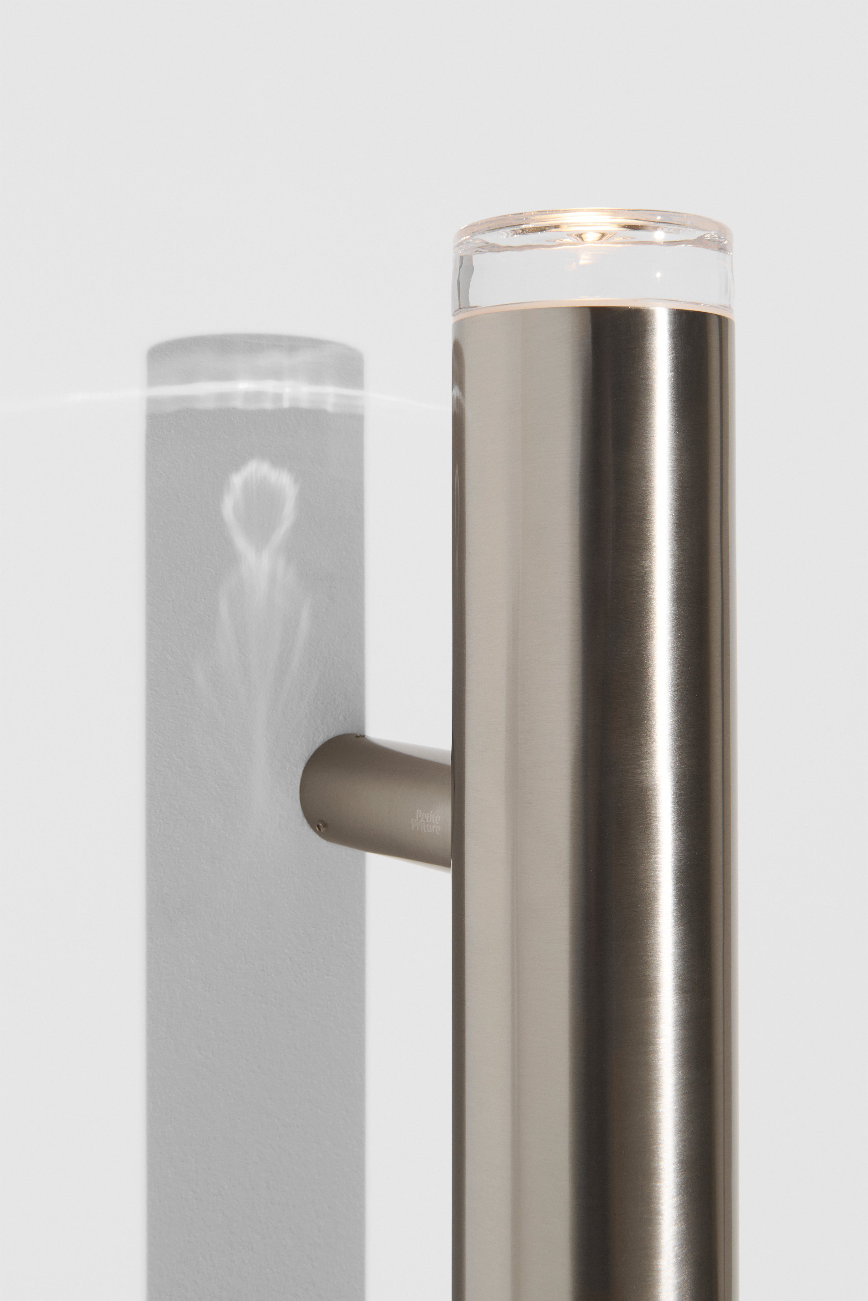 Lampa ścienna PYL stal polerowana