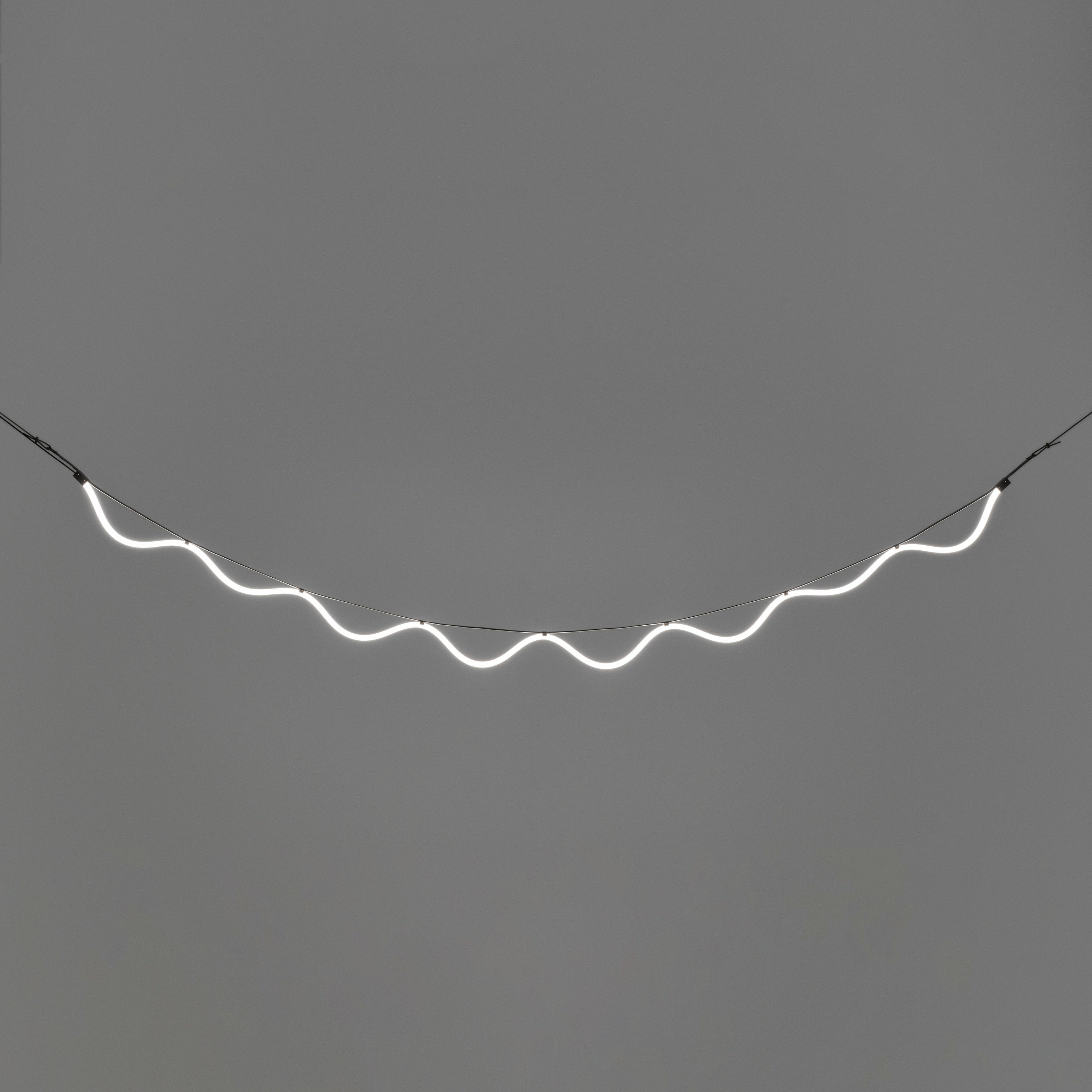 Lampa wisząca SPLINE beżowy z niebieskim