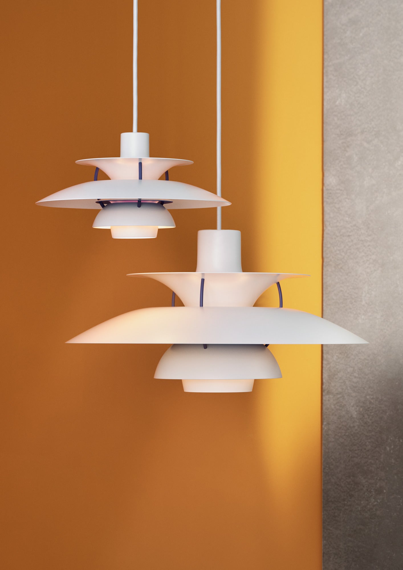 Lampa wisząca PH 5 klasyczny biały