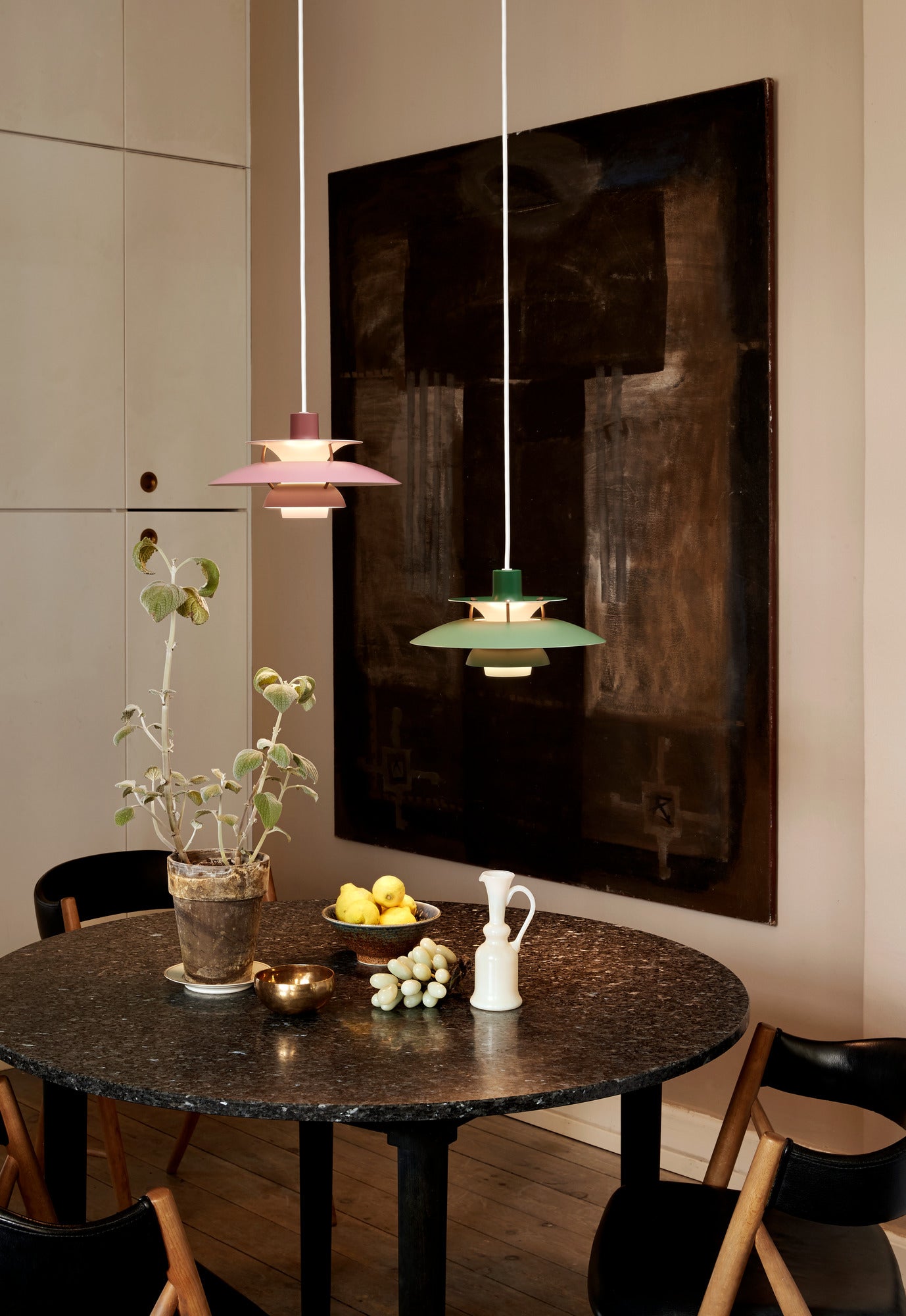 Lampa wisząca PH 5 odcienie zielonego