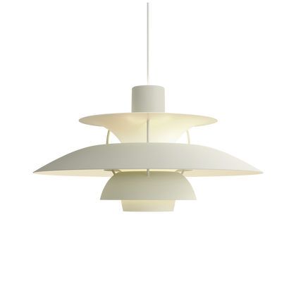 Lampa wisząca PH 5 monochromatyczny blady odcień cyny – Louis Poulsen