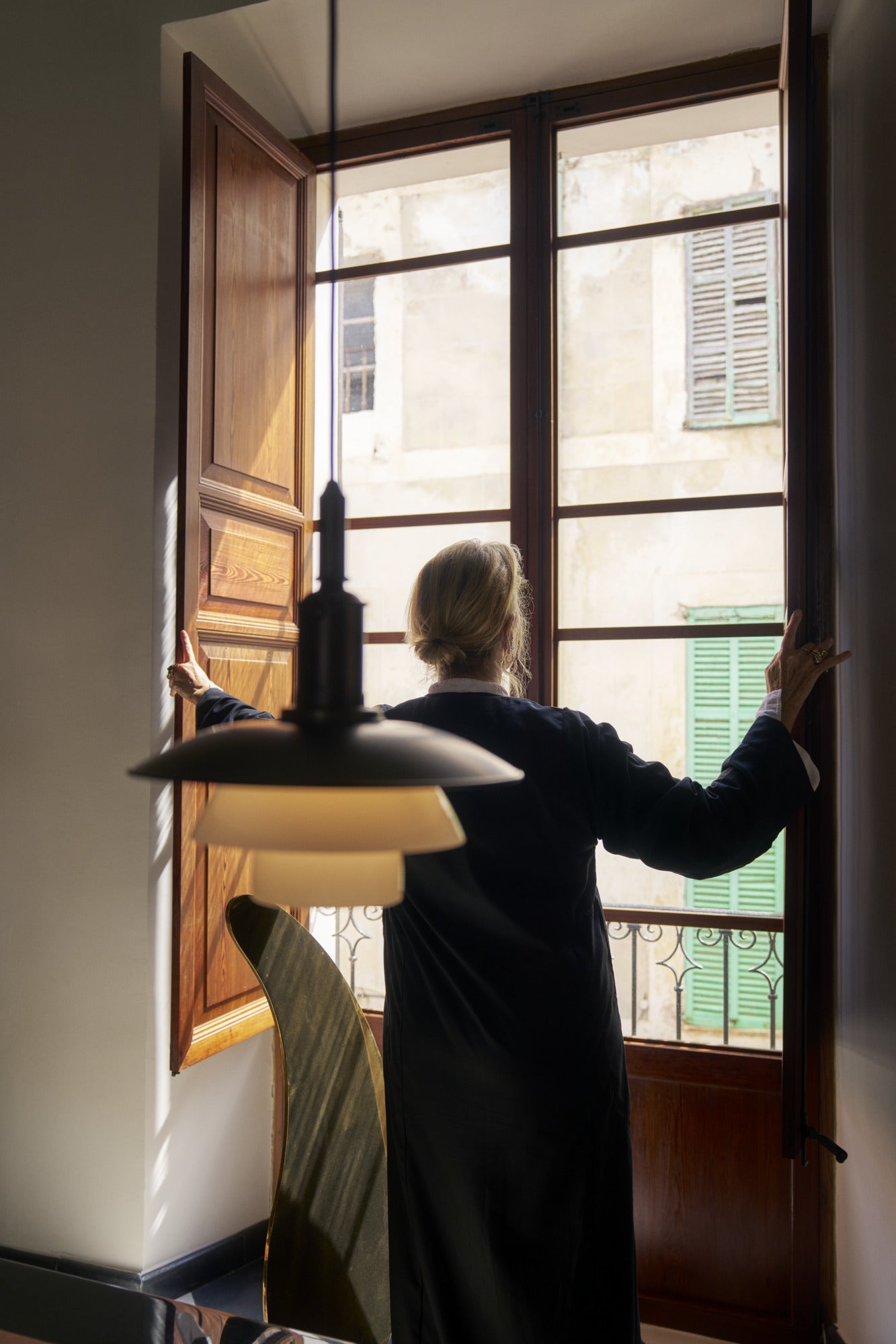 Lampa wisząca PH 3/3 biały z czarnym matowym wykończeniem