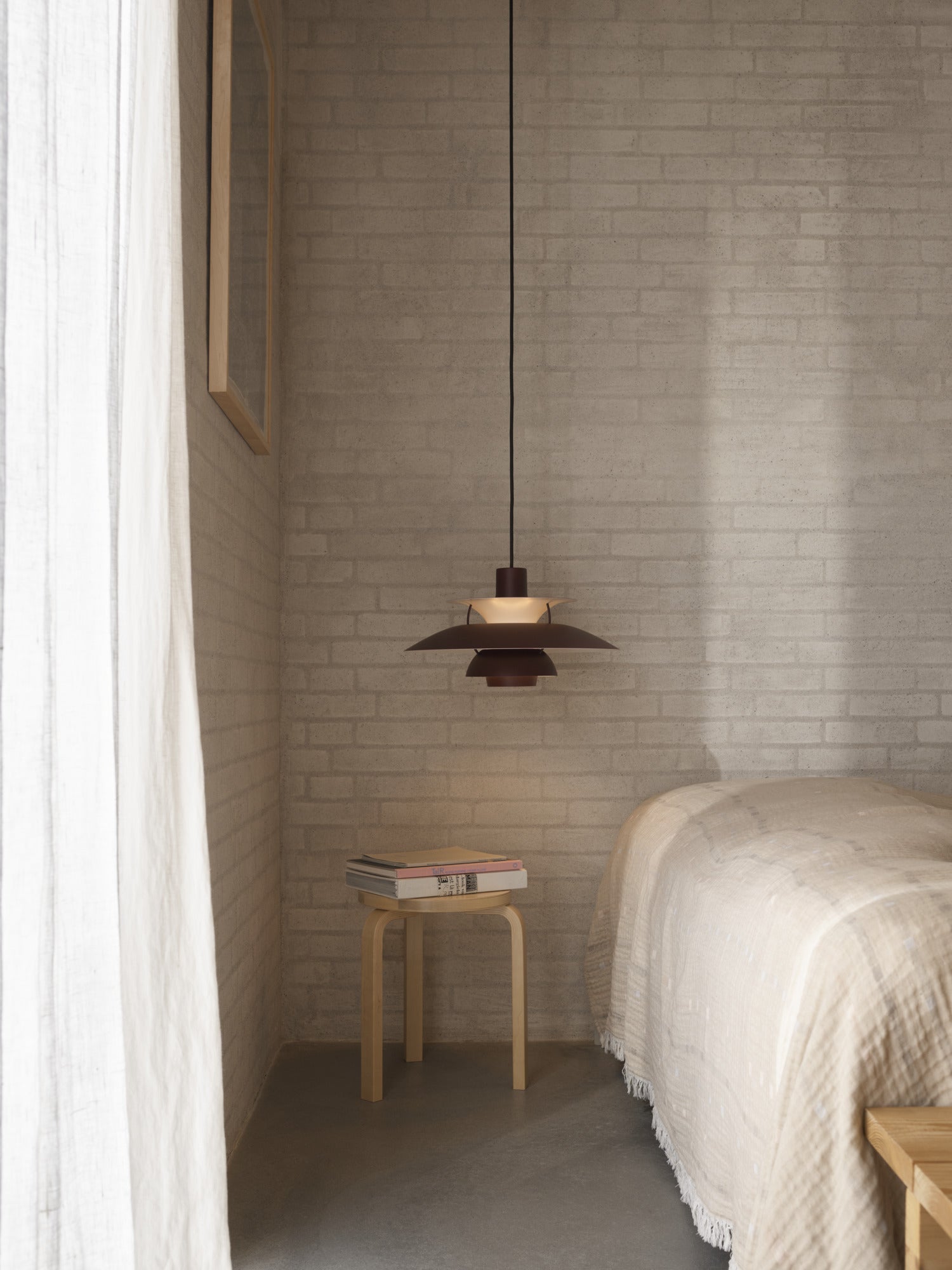 Lampa wisząca PH 5 monochromatyczny burgundowy