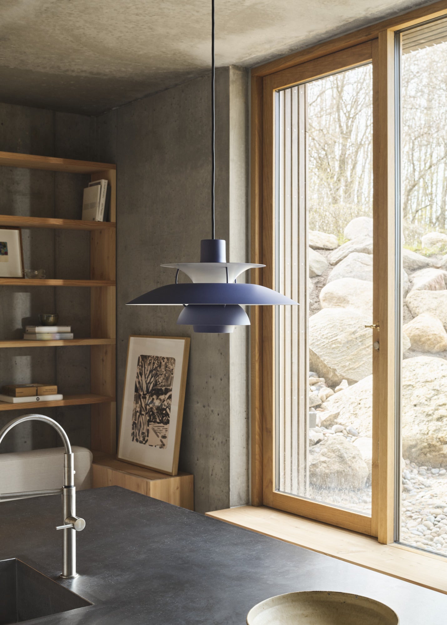 Lampa wisząca PH 5 monochromatyczny indygo