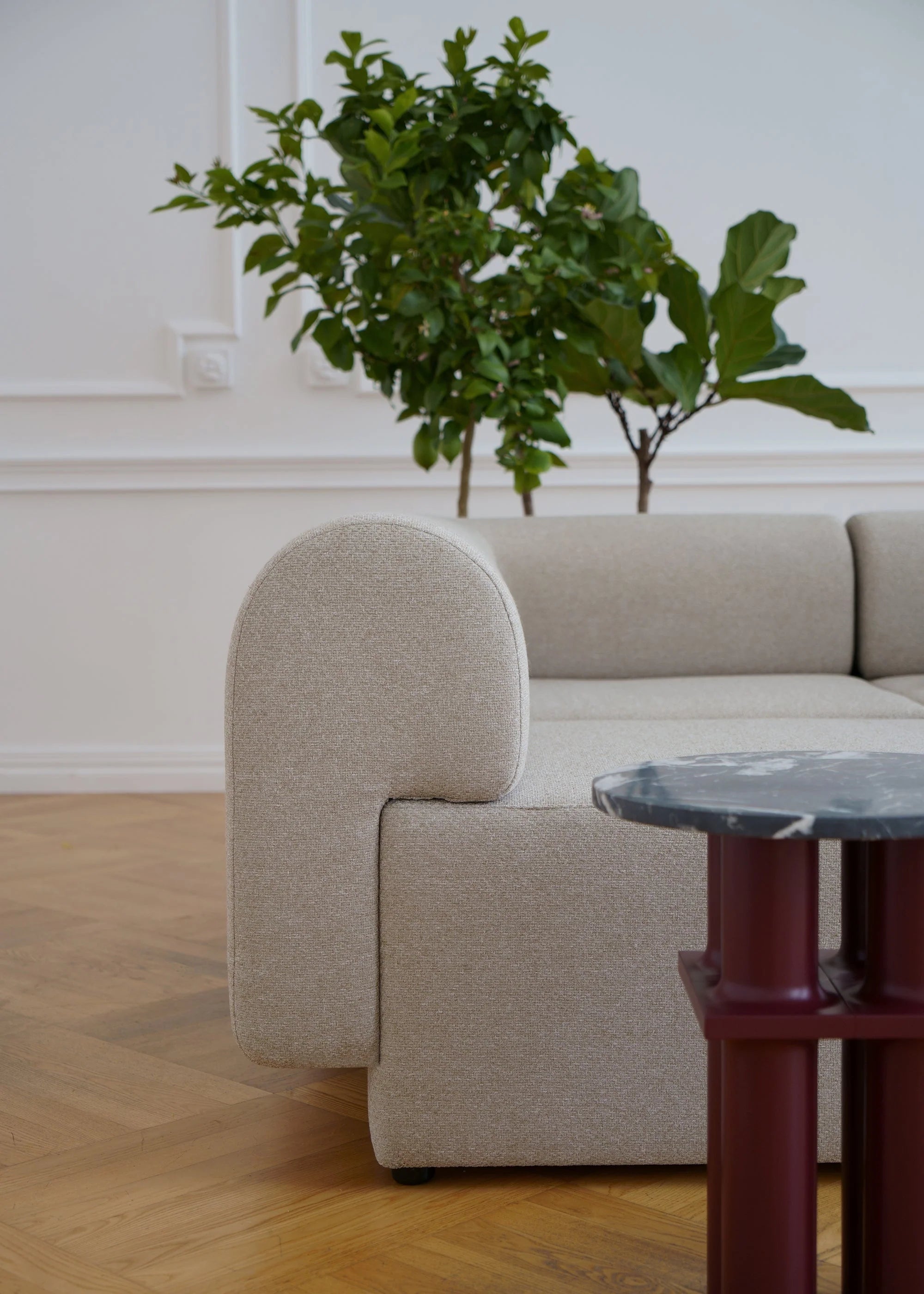 Sofa 2-osobowa TORI rdzawy