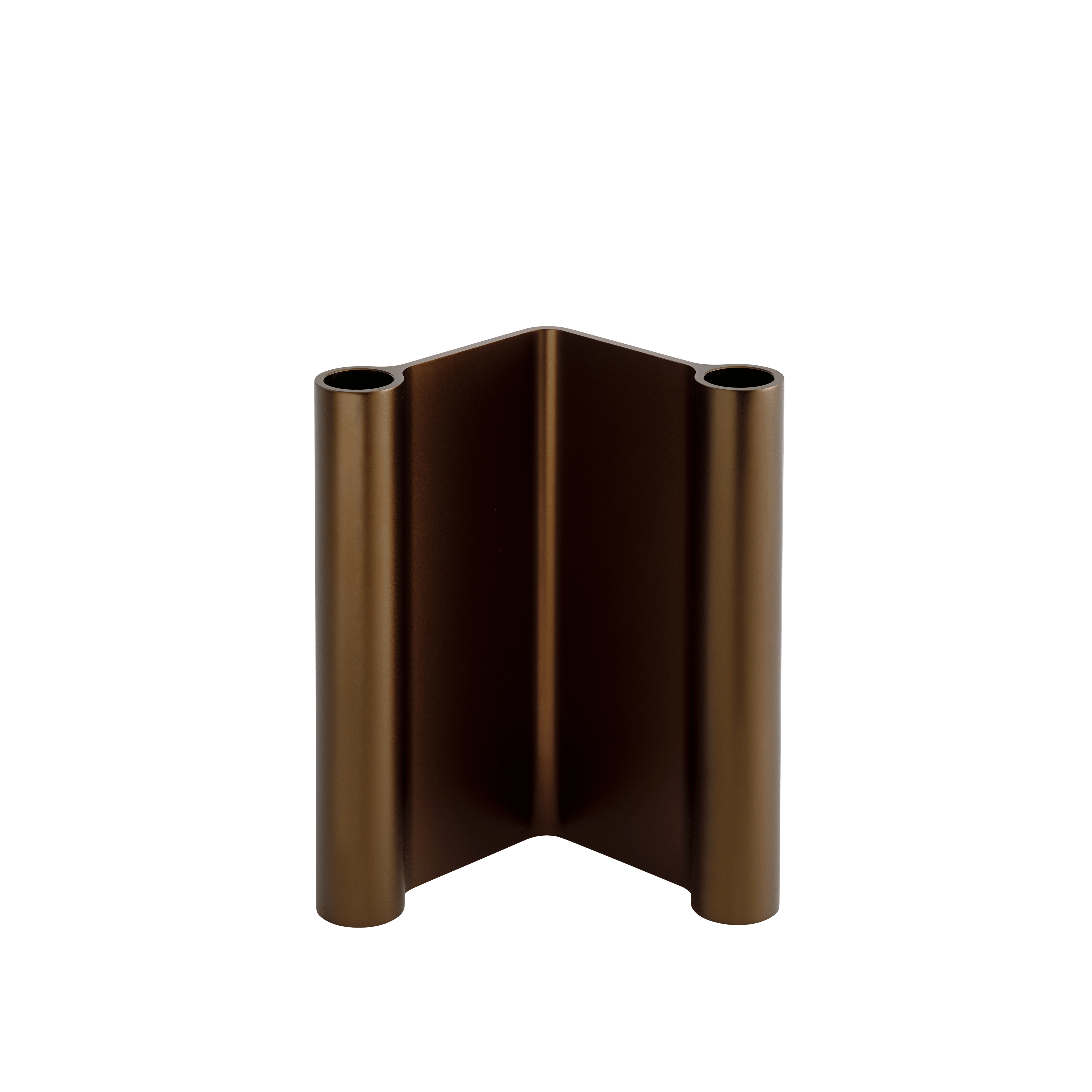 PAIR Candle Holder Brown
