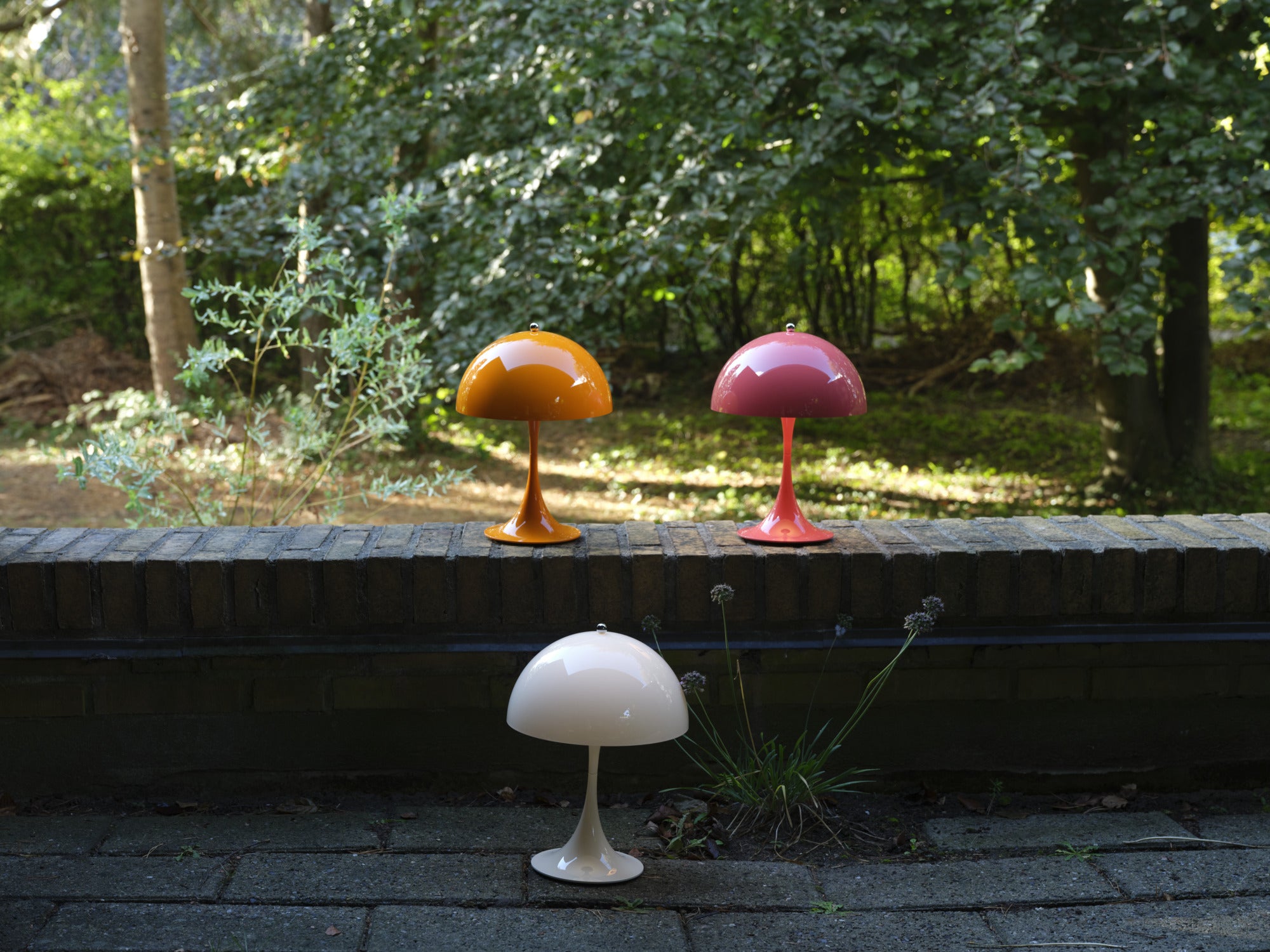 Tragbare Lampe PANTHELLA 250 orange