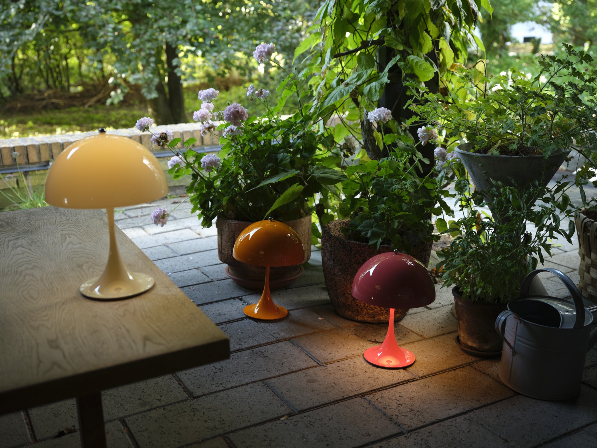 Tragbare Lampe PANTHELLA 250 orange