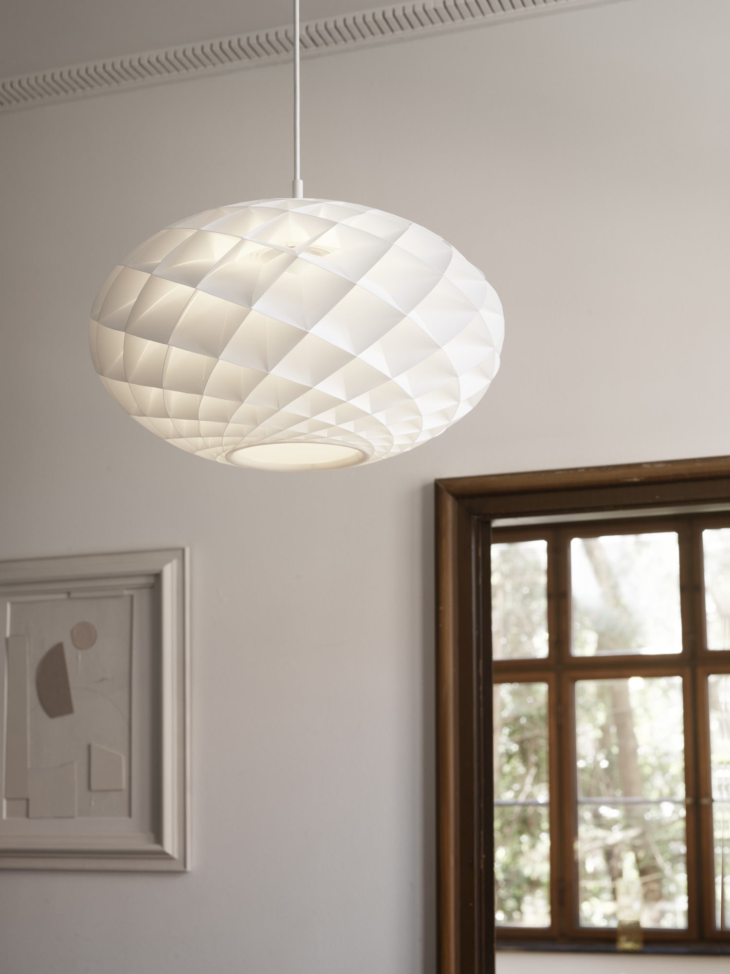 Lampa wisząca PATERA OVAL biały